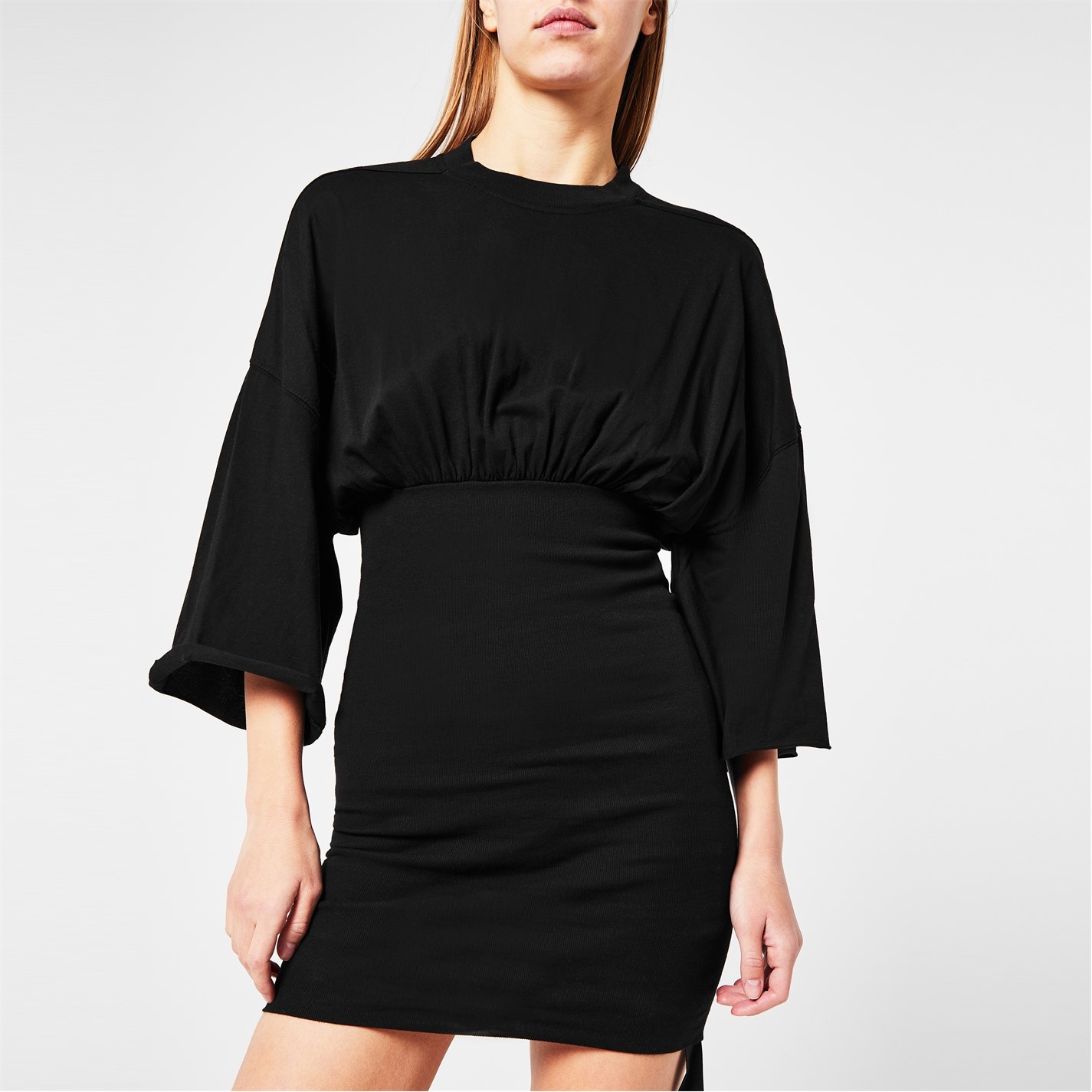 【RICK OWENS】☆DRKSHDW Cinched  Mini Dress☆ Rick Owens DRKSHDW Cinched Tommy Mini Dress | 18montrose