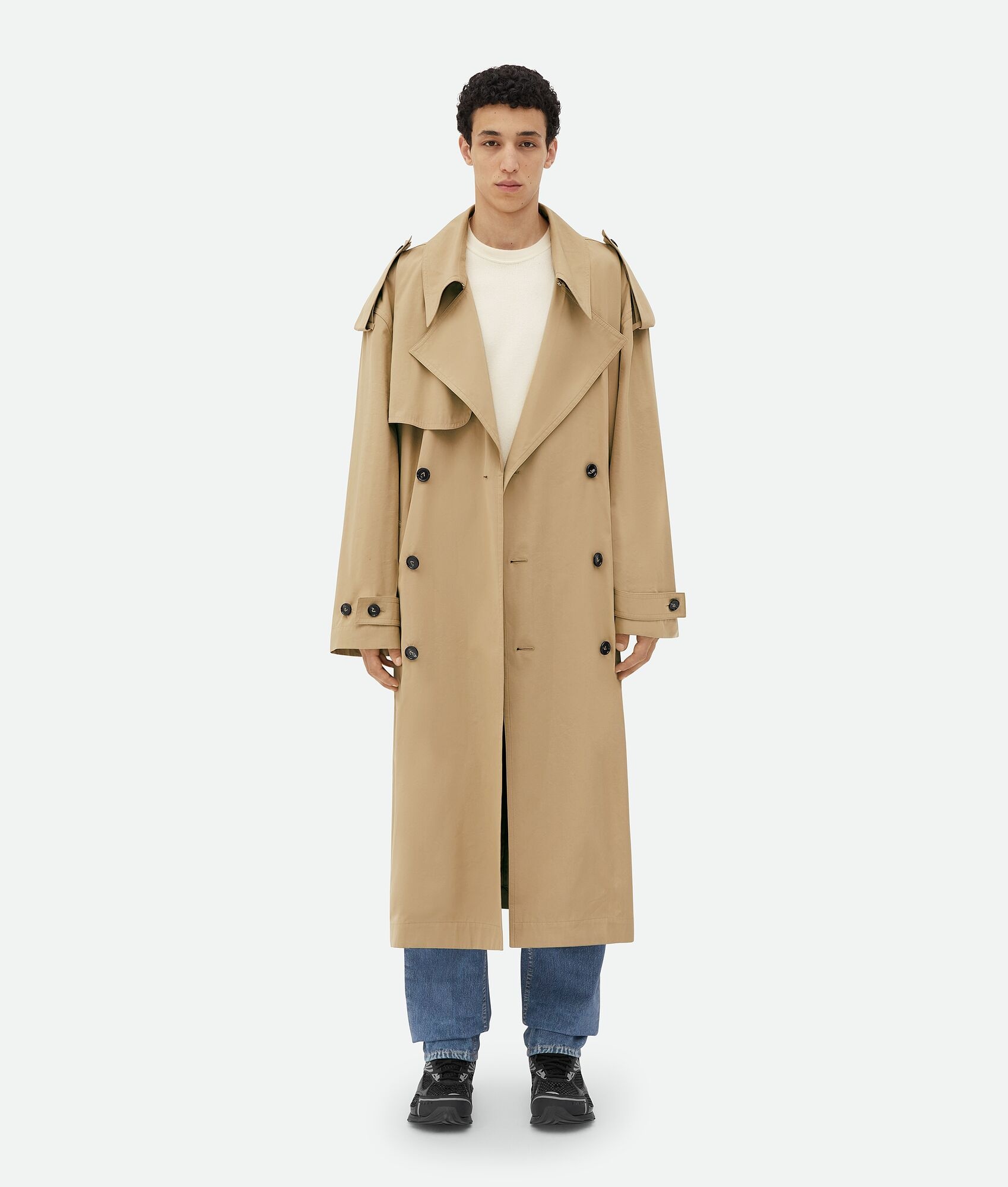 Cotton Trench Coat - 4