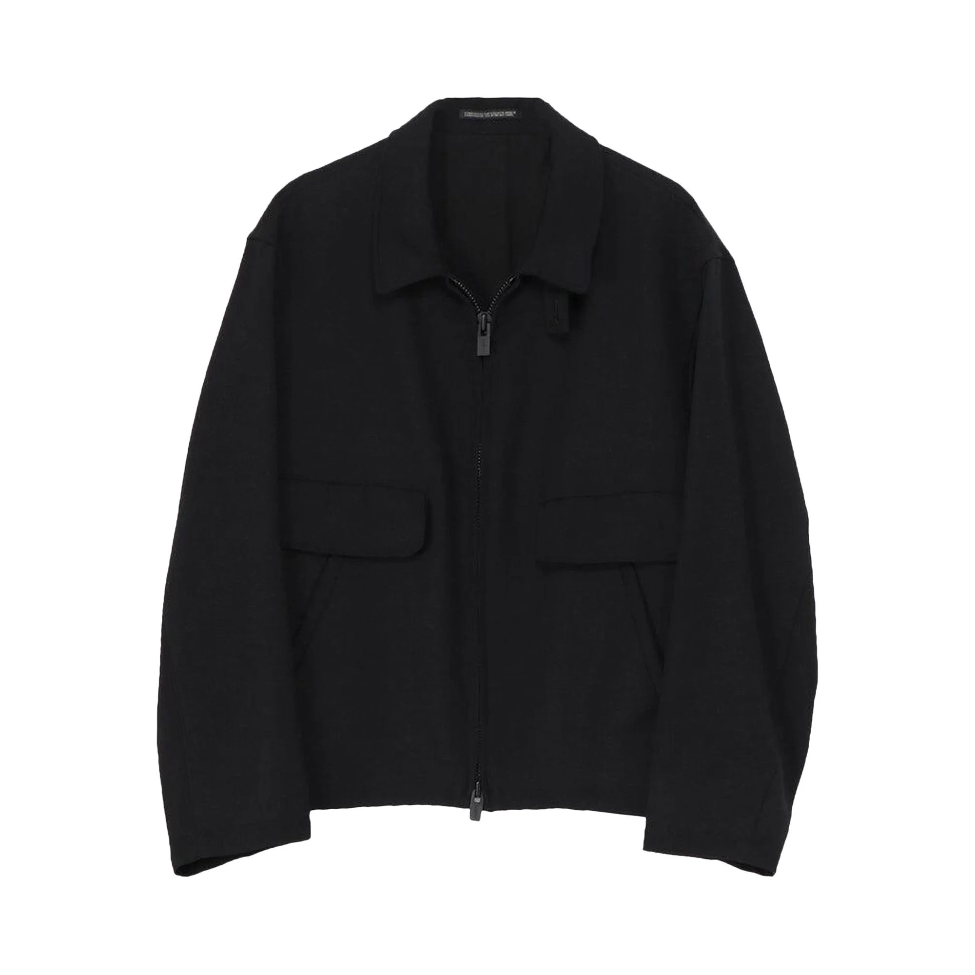 Yohji Yamamoto Pour Homme Collar Tab F Blouson Jacket 'Black' - 1