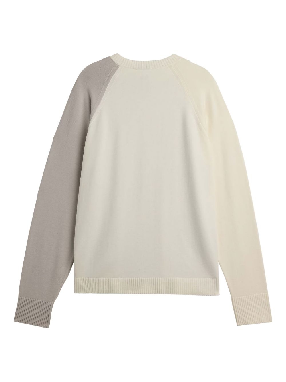 logo-embossed colour-block sweater - 2