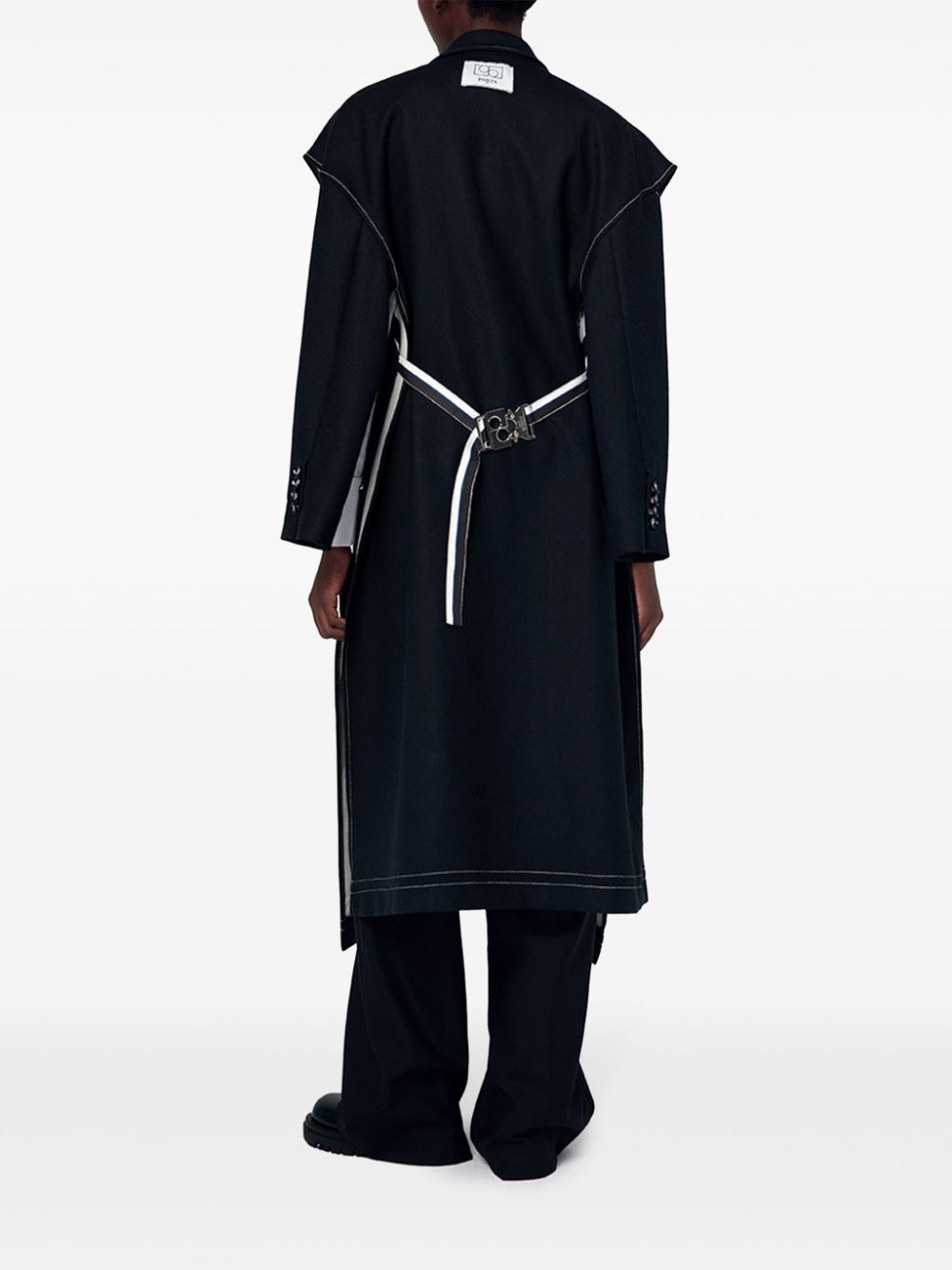 single-breasted trench coat - 3