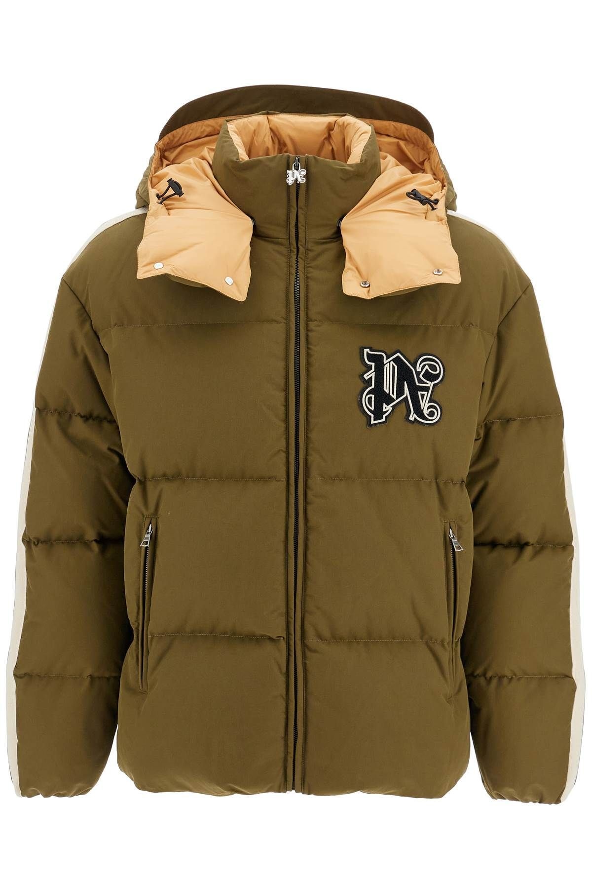 "DOWN JACKET WITH LOGO PATCH - 1