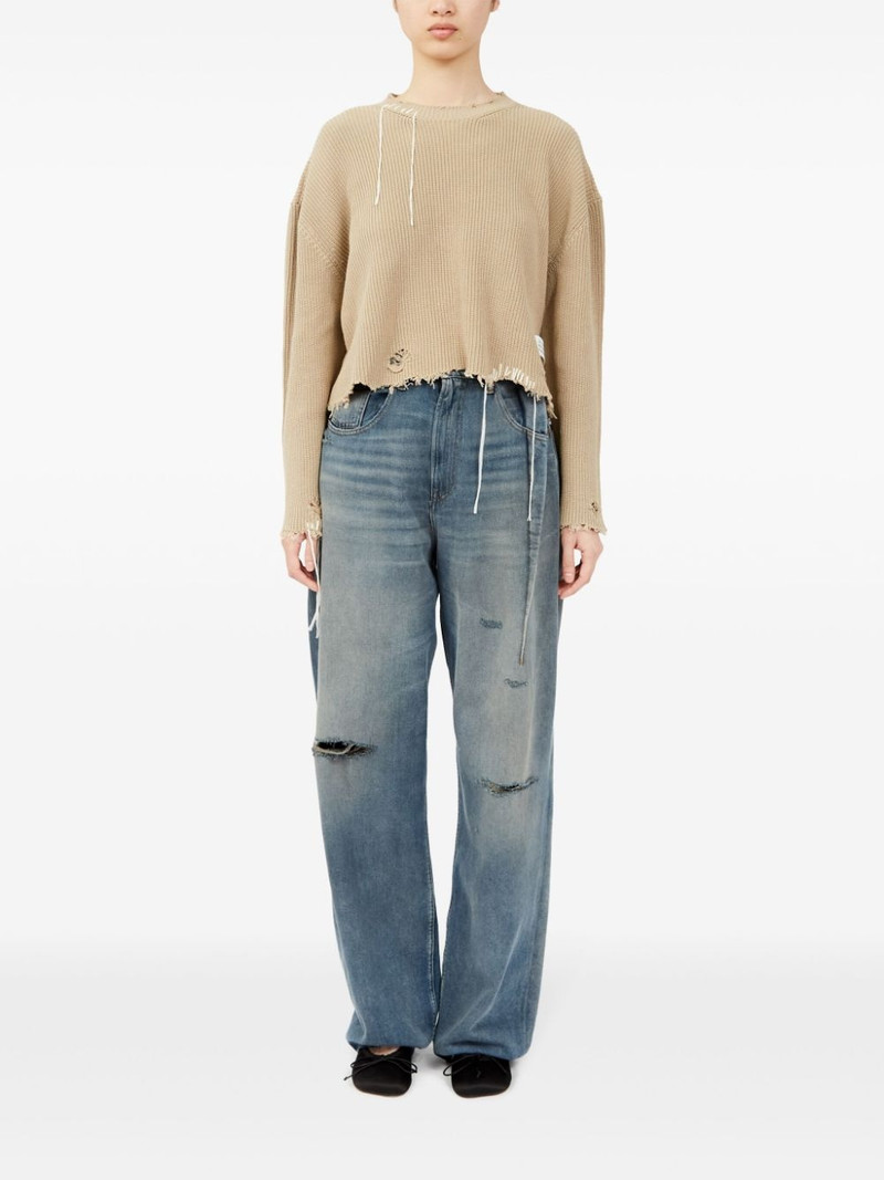 MM6 Maison Margiela crew-neck cotton jumper outlook
