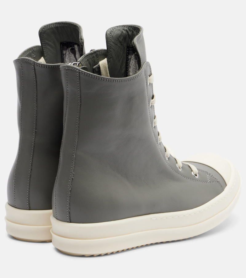 Rick Owens Leather high-top sneakers outlook