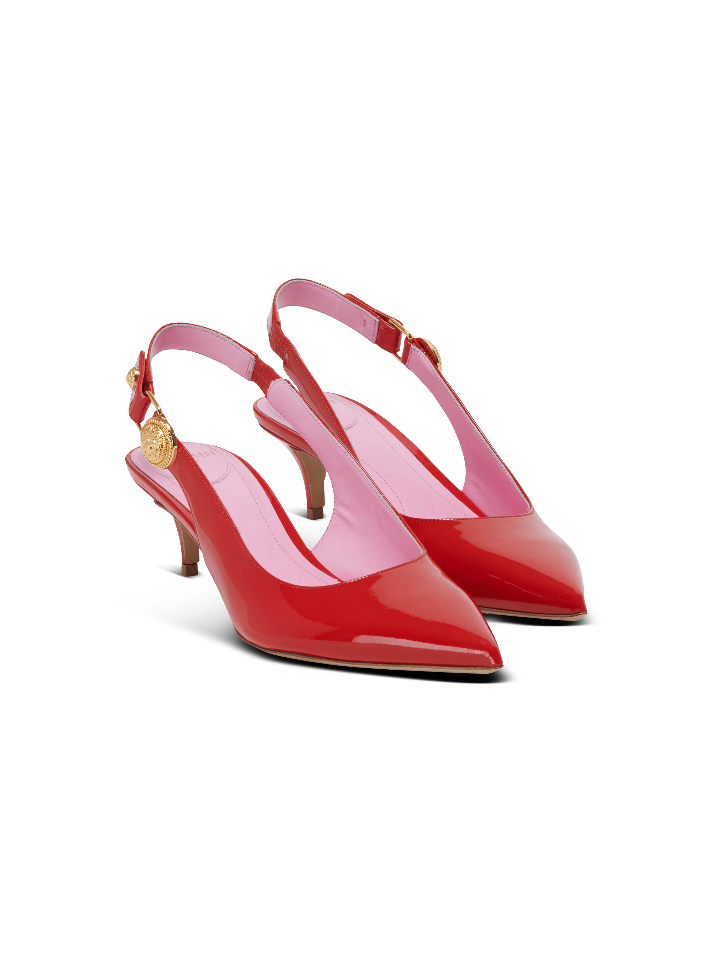 Eva kitten slingbacks in patent leather - 2