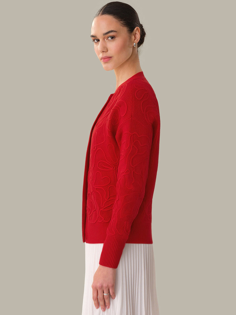 525 america Emeline: Cotton Embroidered Cardigan outlook