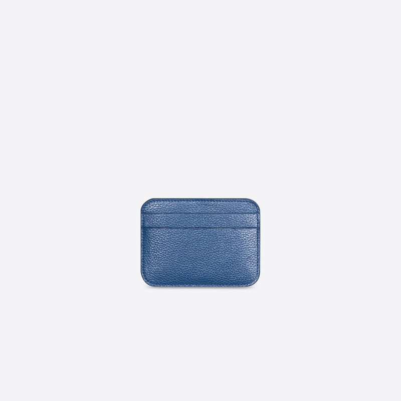 BALENCIAGA Women's Cash Card Holder in Blue outlook