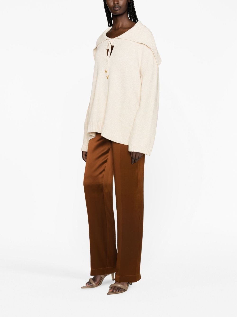 Pearl cape-style jumper - 3
