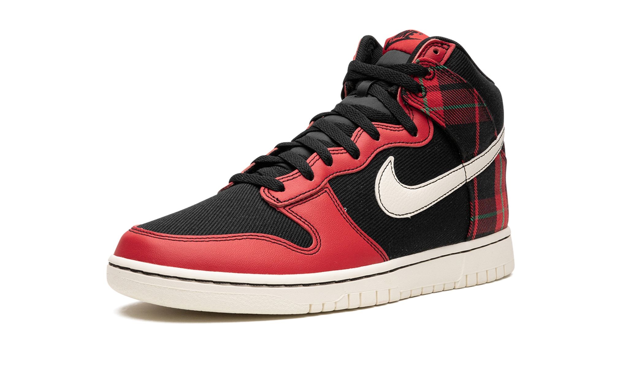 Dunk High "Plaid - Black/Red" - 4