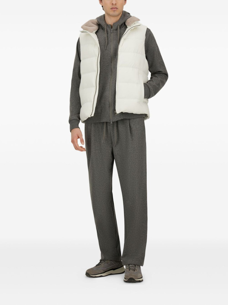 Herno hooded zip-up jacket outlook