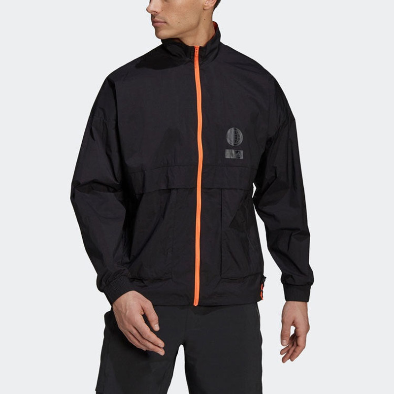 adidas adidas Ub Wb Astro Sports Windproof Stand Collar Jacket Black GU1756 outlook