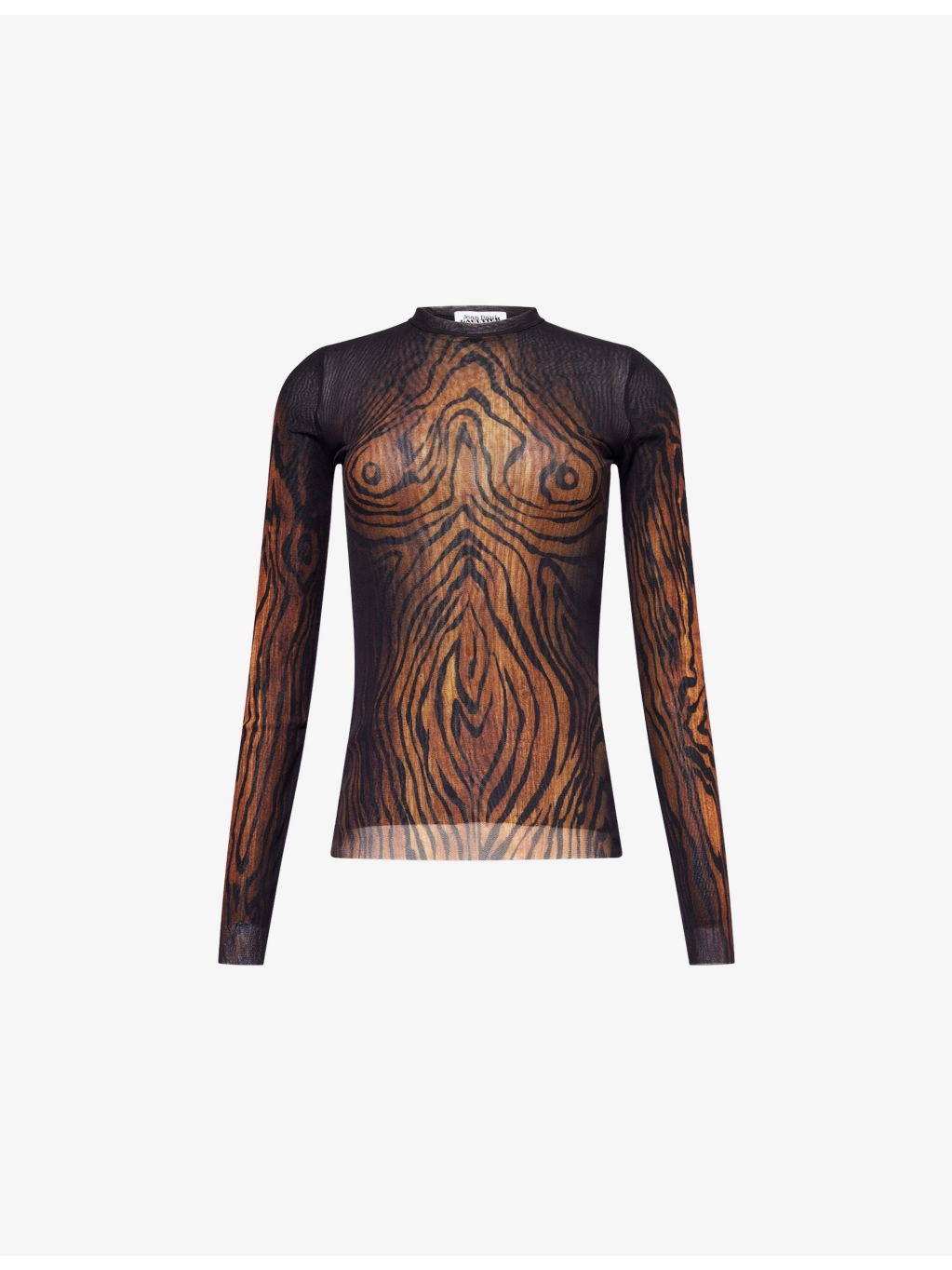 Printed Long-Sleeves Woven Top - 1