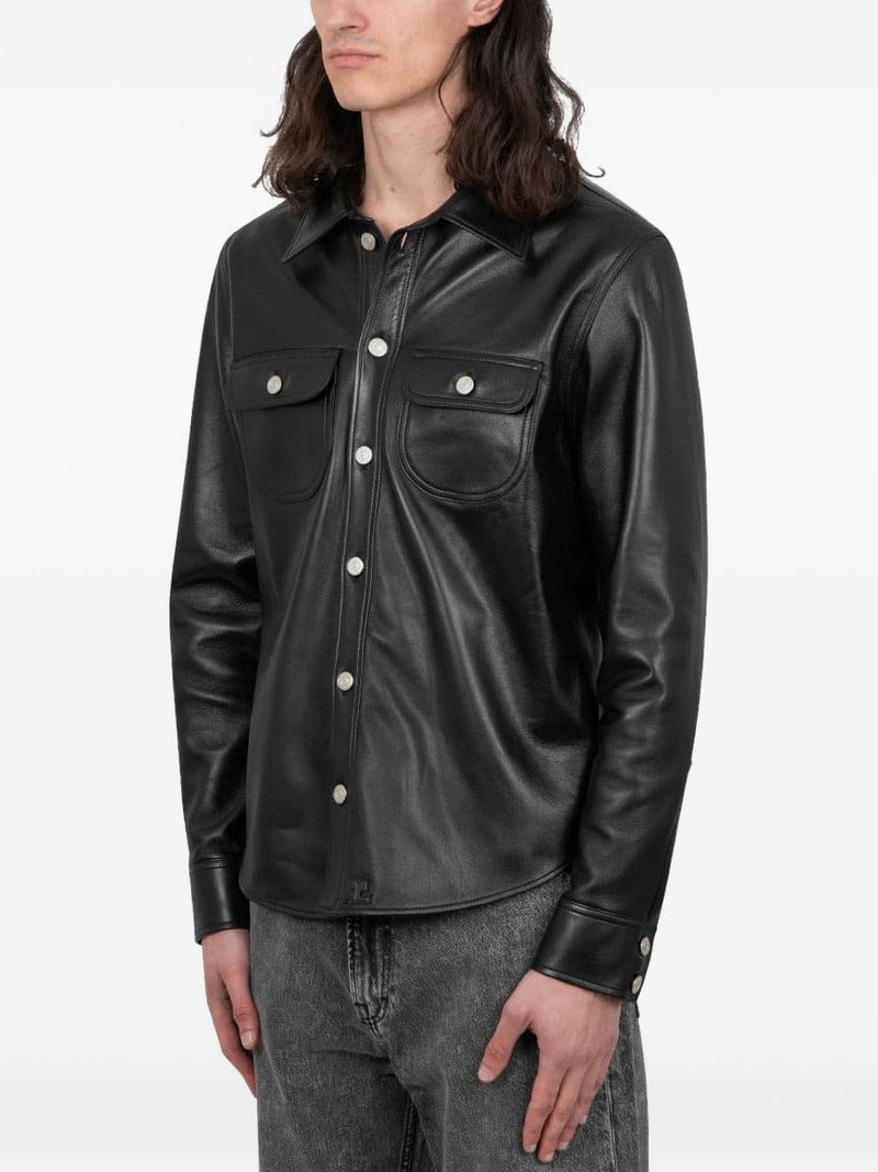 courrèges leather shirt outlook