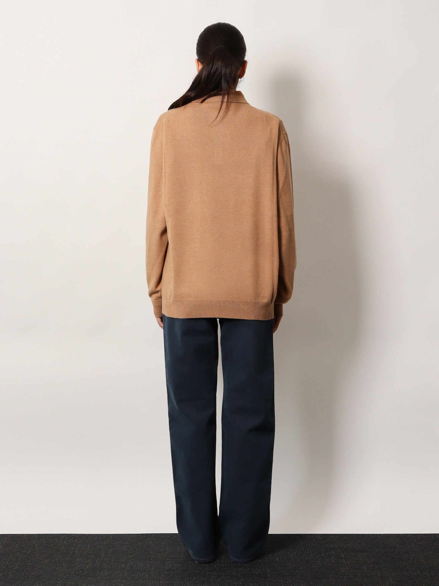 Miu Miu Women Cashmere Polo Shirt With Miu Miu Embroidery - 3