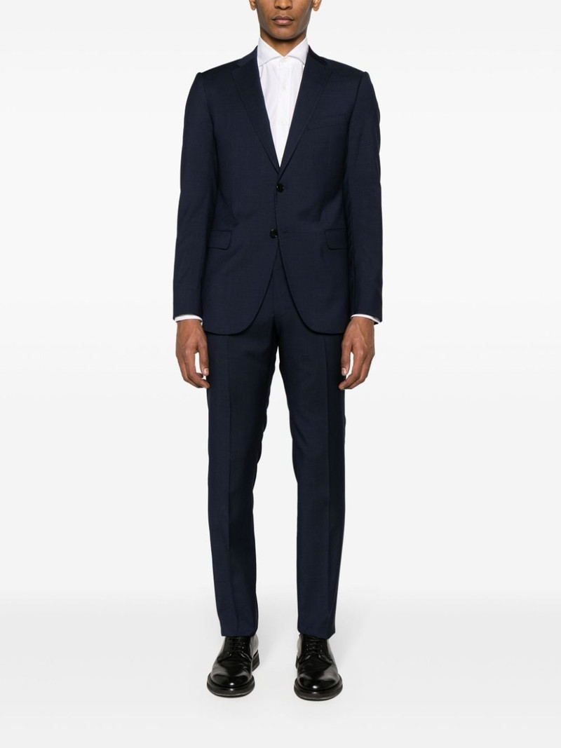 EMPORIO ARMANI virgin wool single-breasted suit outlook