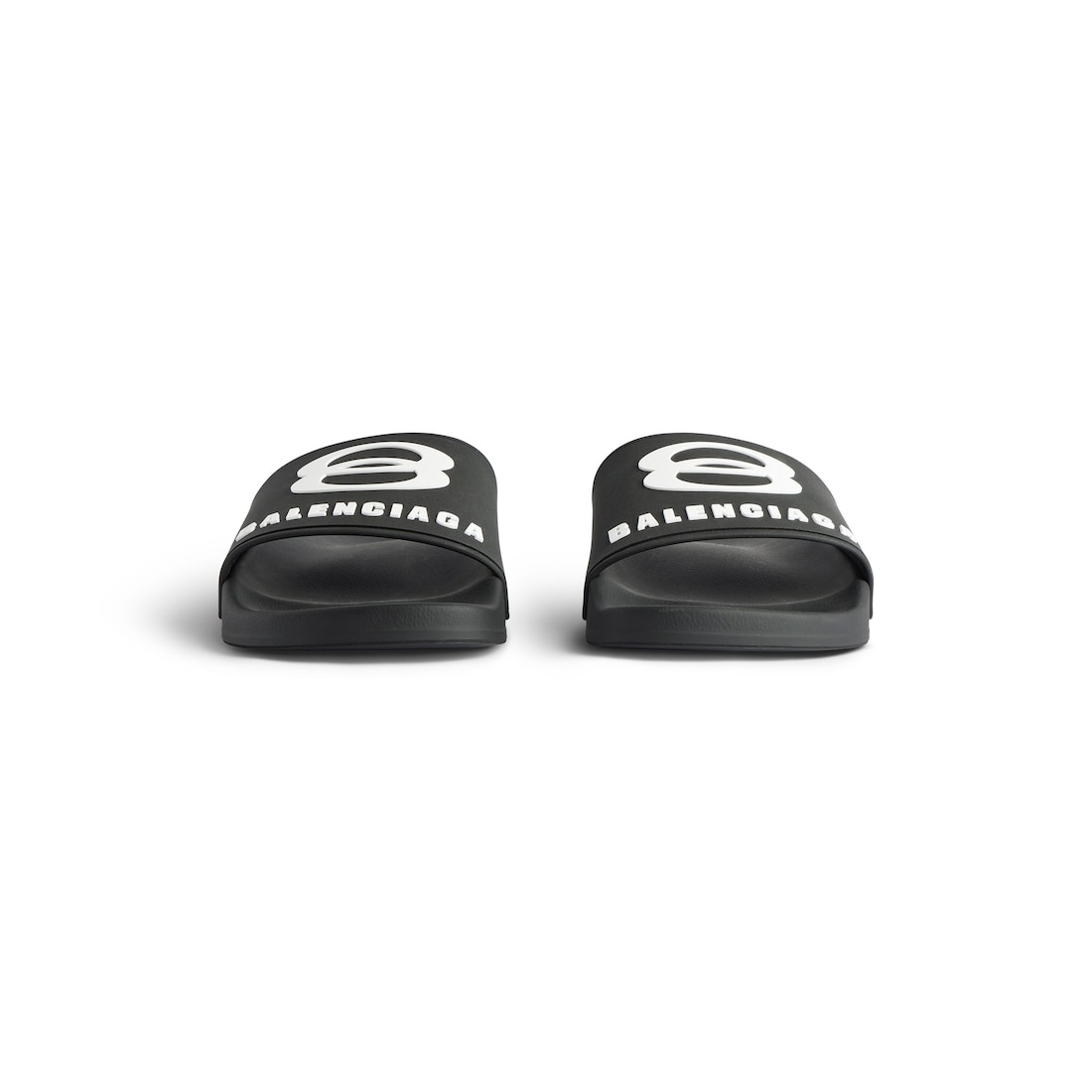 Men's Pool Slide Sandal  in Black/white - 3