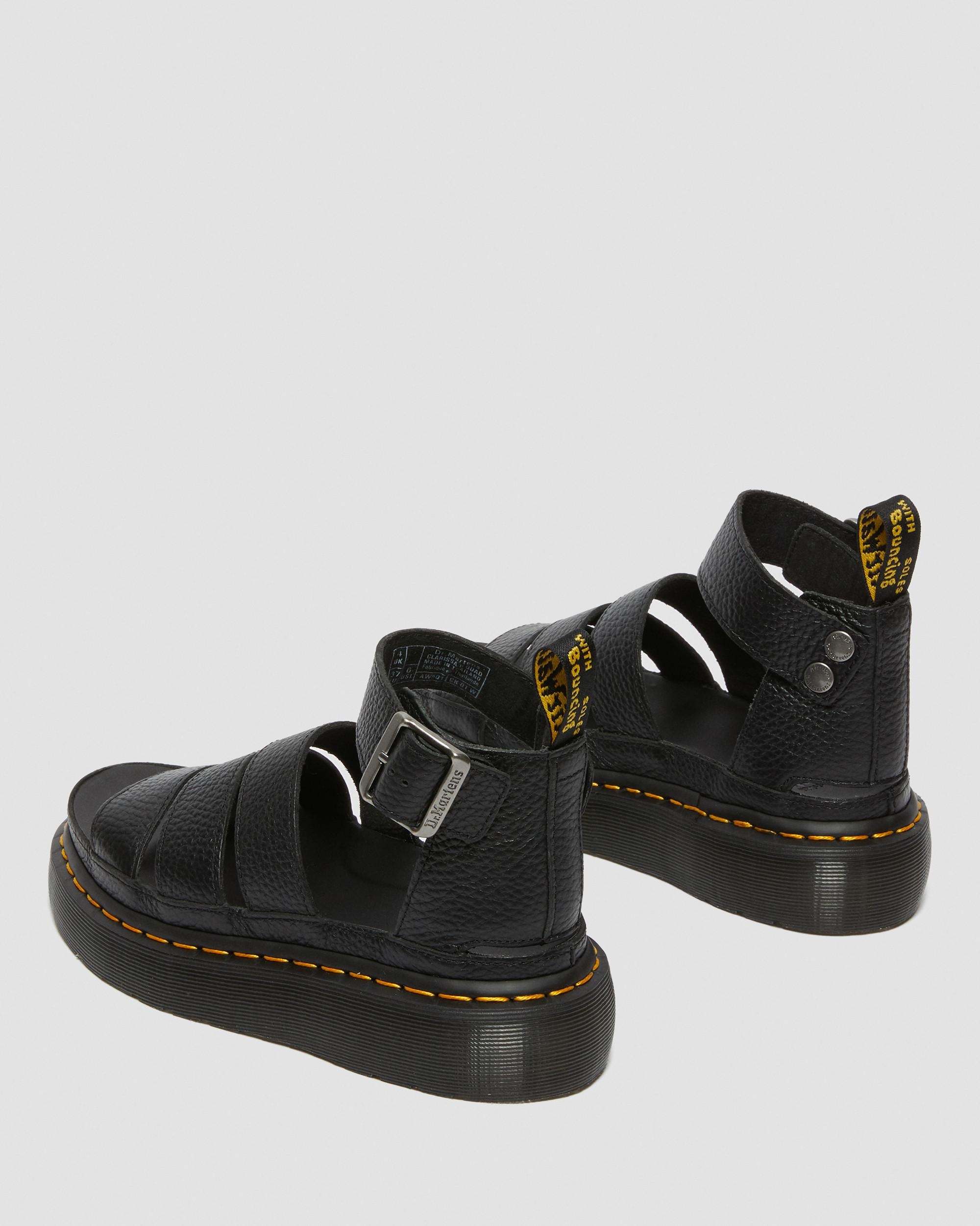 Clarissa II Women's Leather Platform Sandals - 6