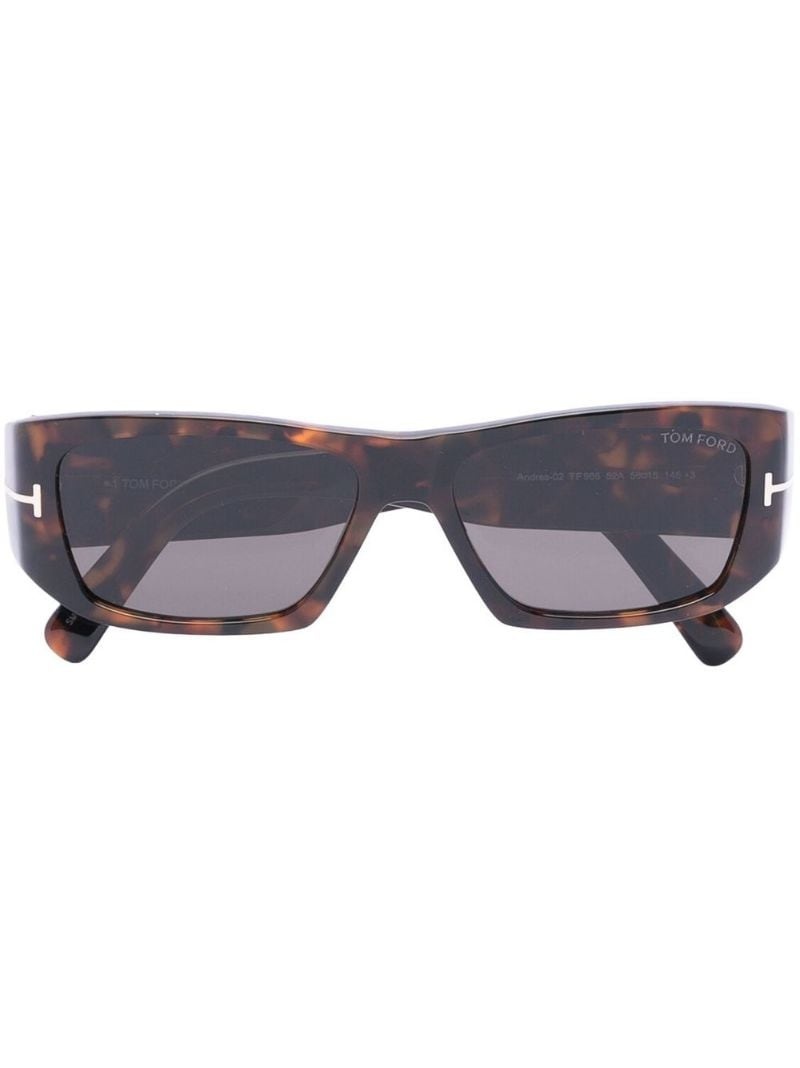 square-frame sunglasses - 1