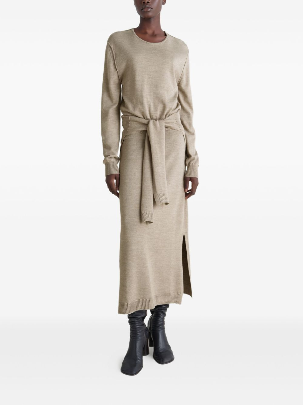 trompe l'oeil wool jumper - 2