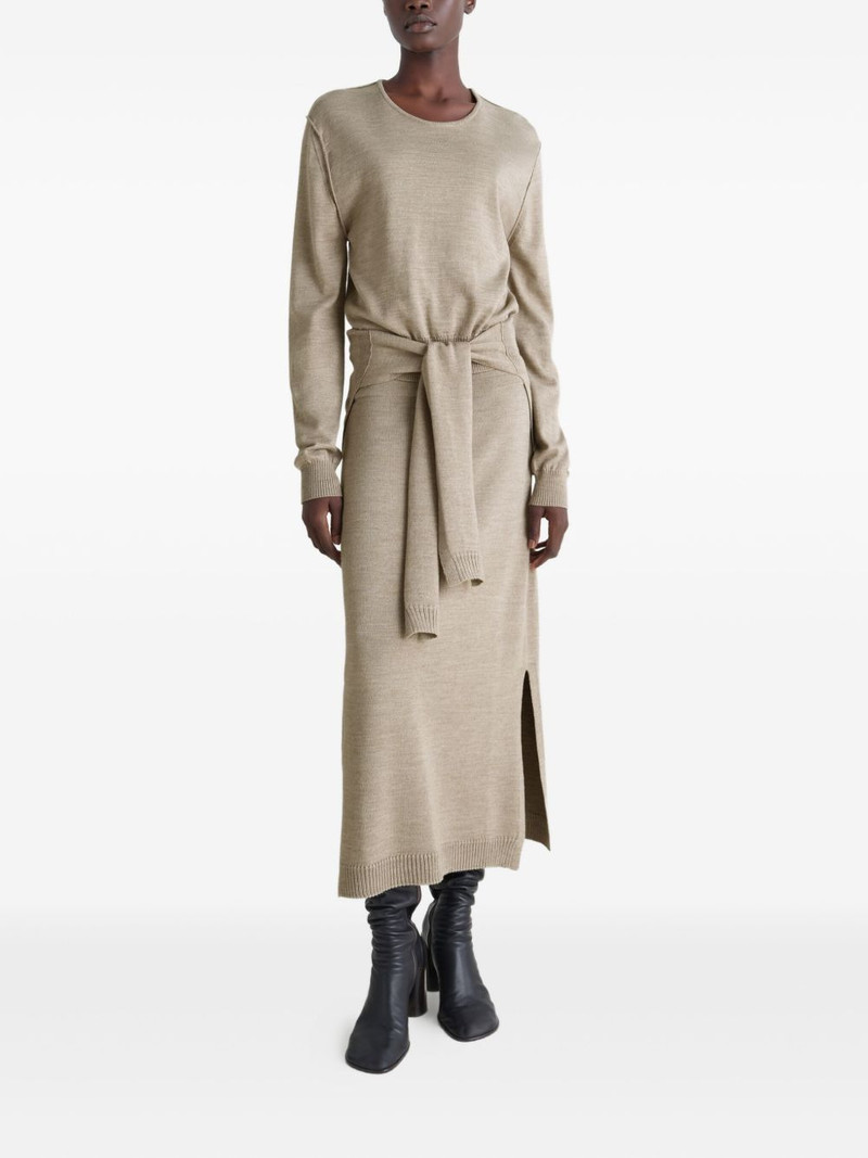 Lemaire trompe l'oeil wool jumper outlook