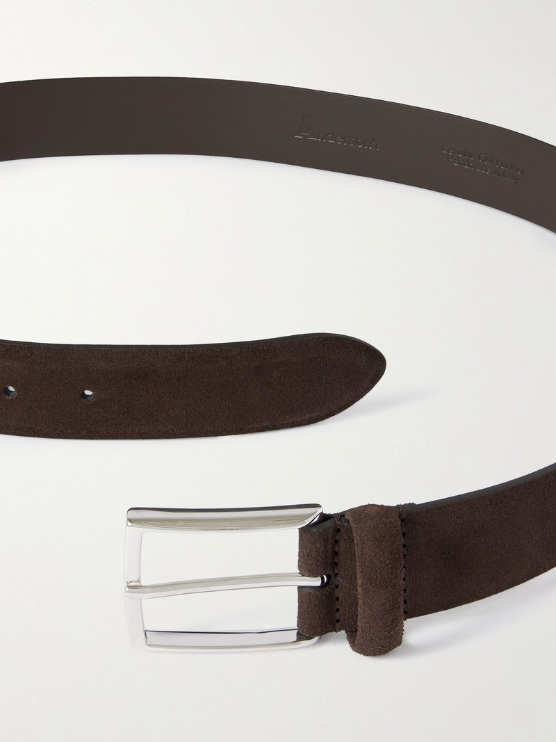 Anderson's Suede Belt Brown outlook