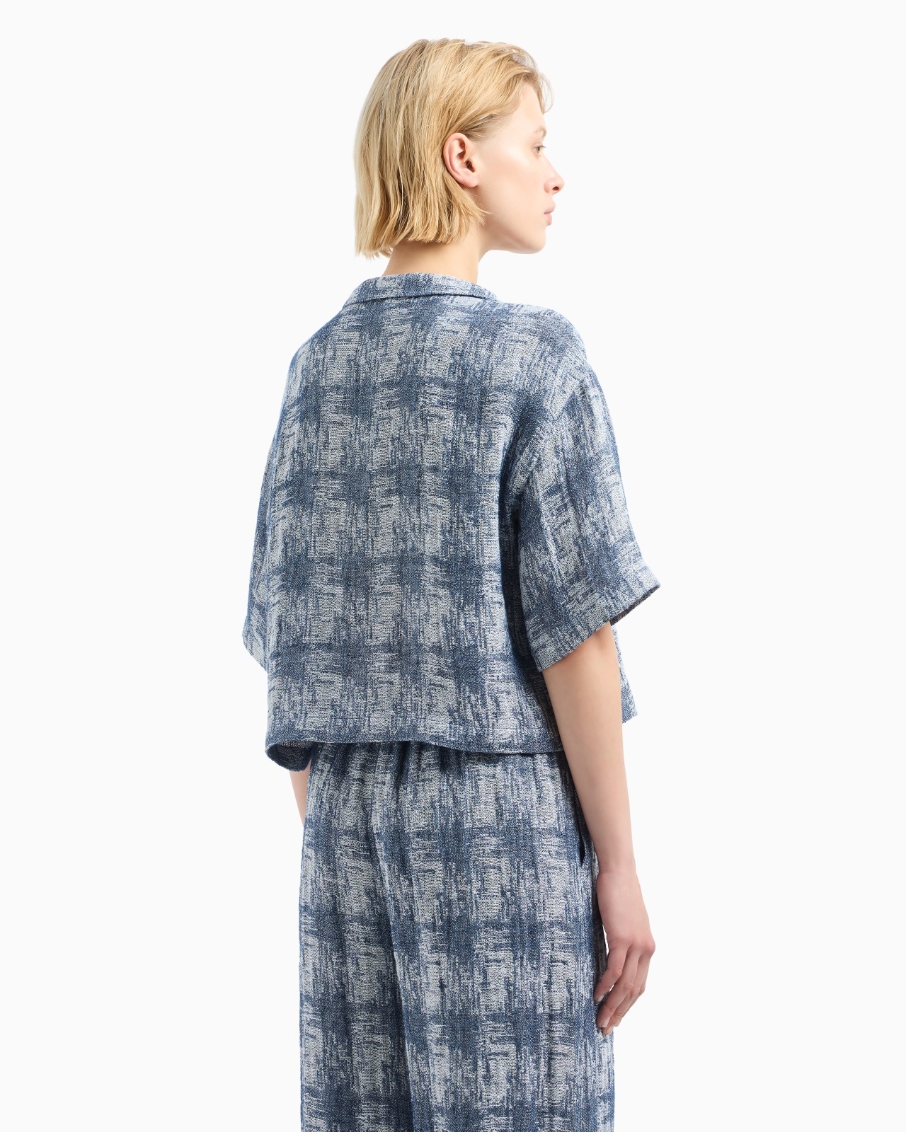 CHECK LINEN GAUZE SHIRT - 3