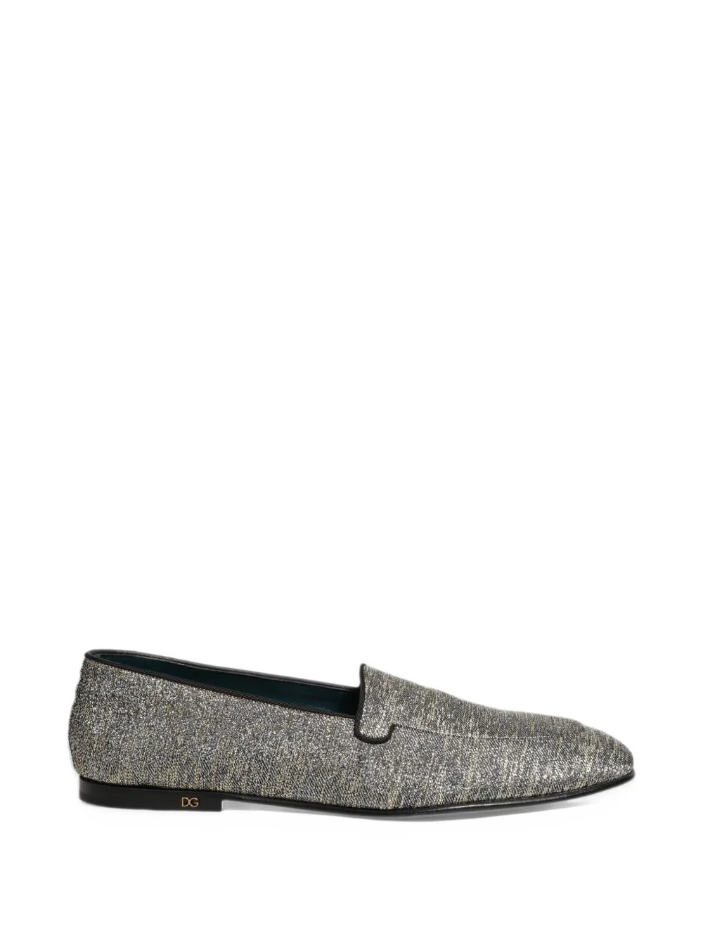 glitter-effect loafers - 1