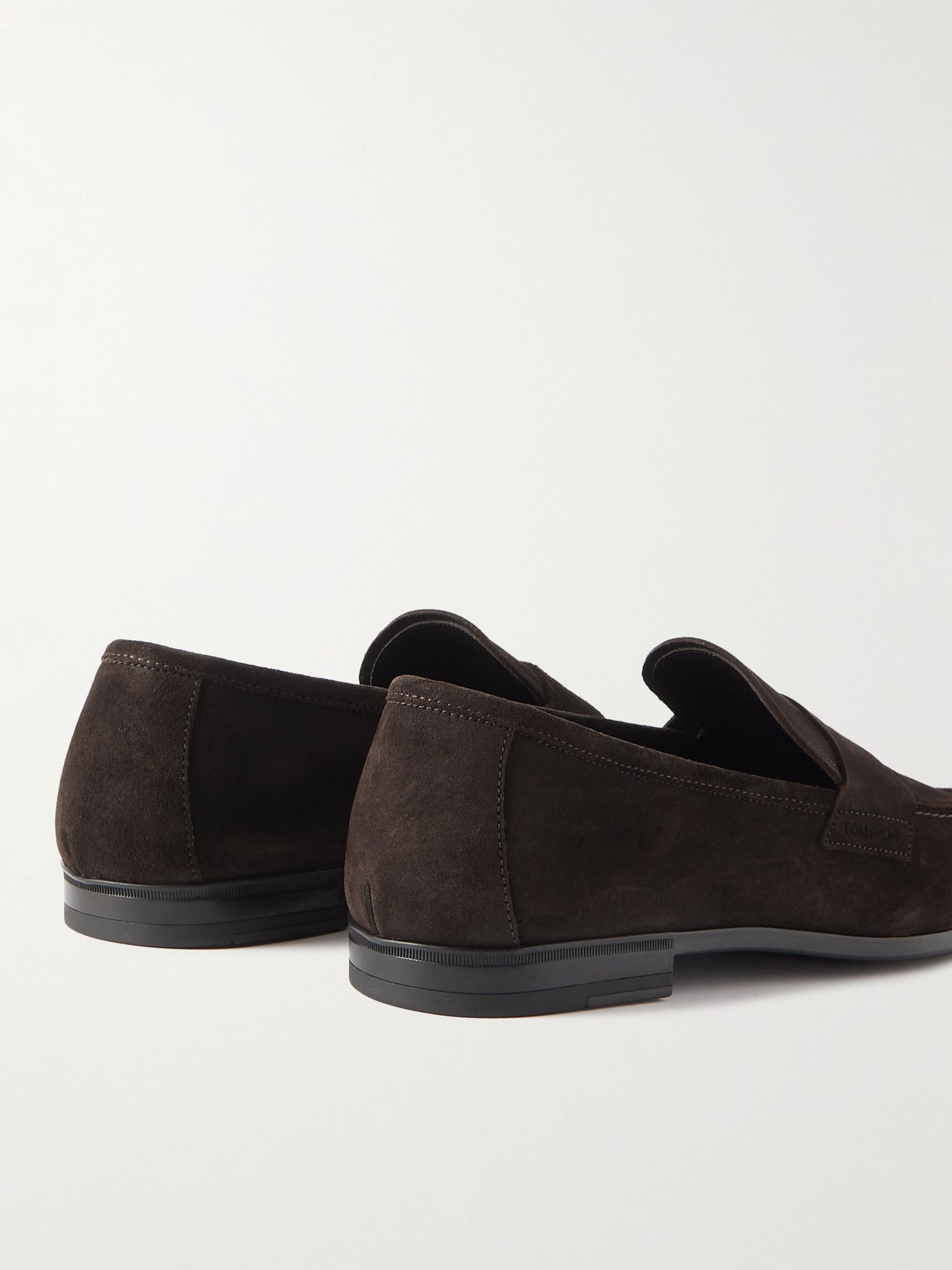 Sean Suede Penny Loafers Dark brown - 5