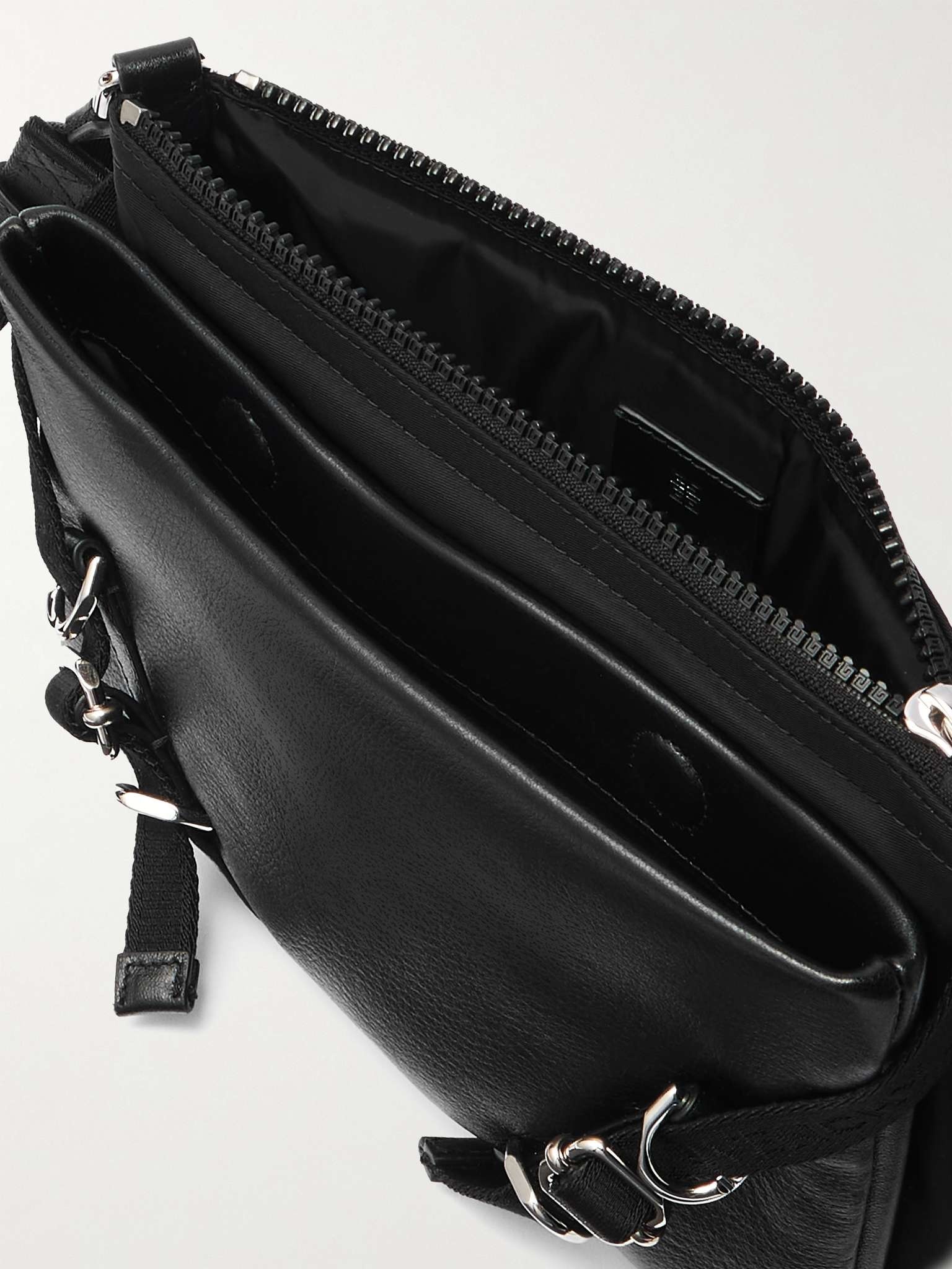 Voyou Small Leather Messenger Bag - 5