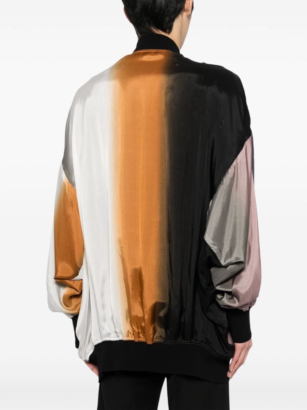 gradient-effect bomber jacket - 4