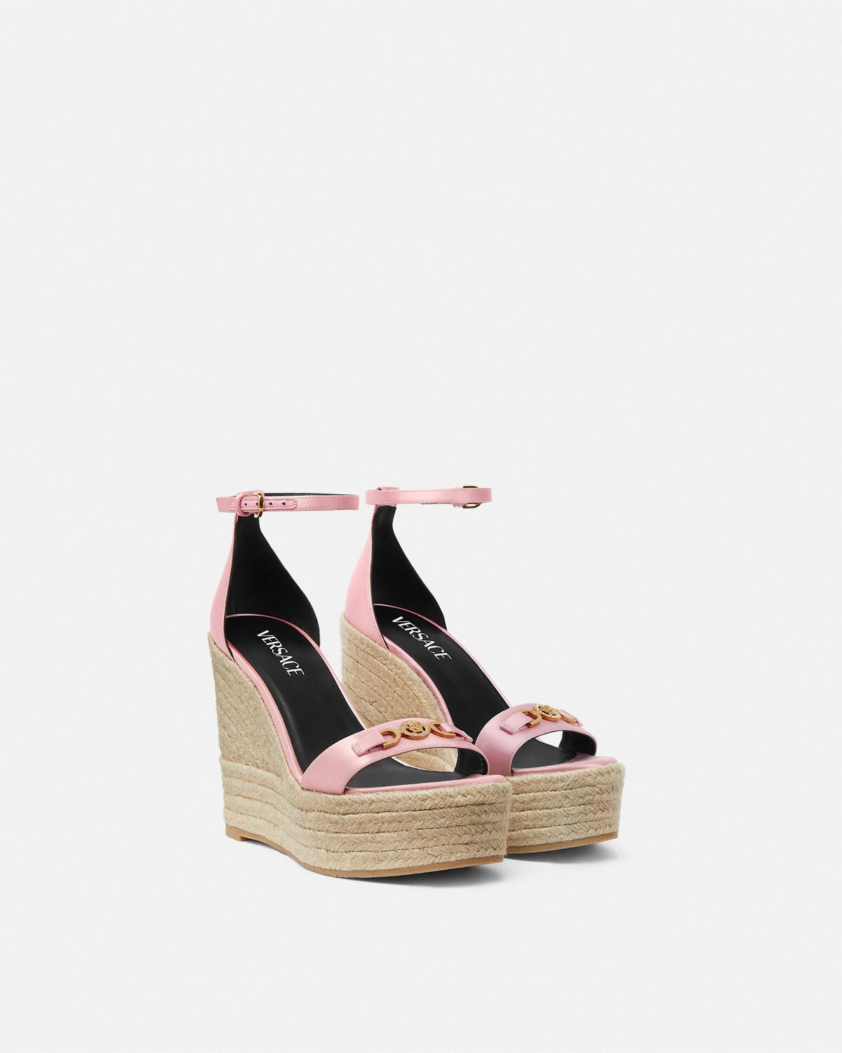 Medusa '95 Satin Wedge Sandals 120 mm - 2