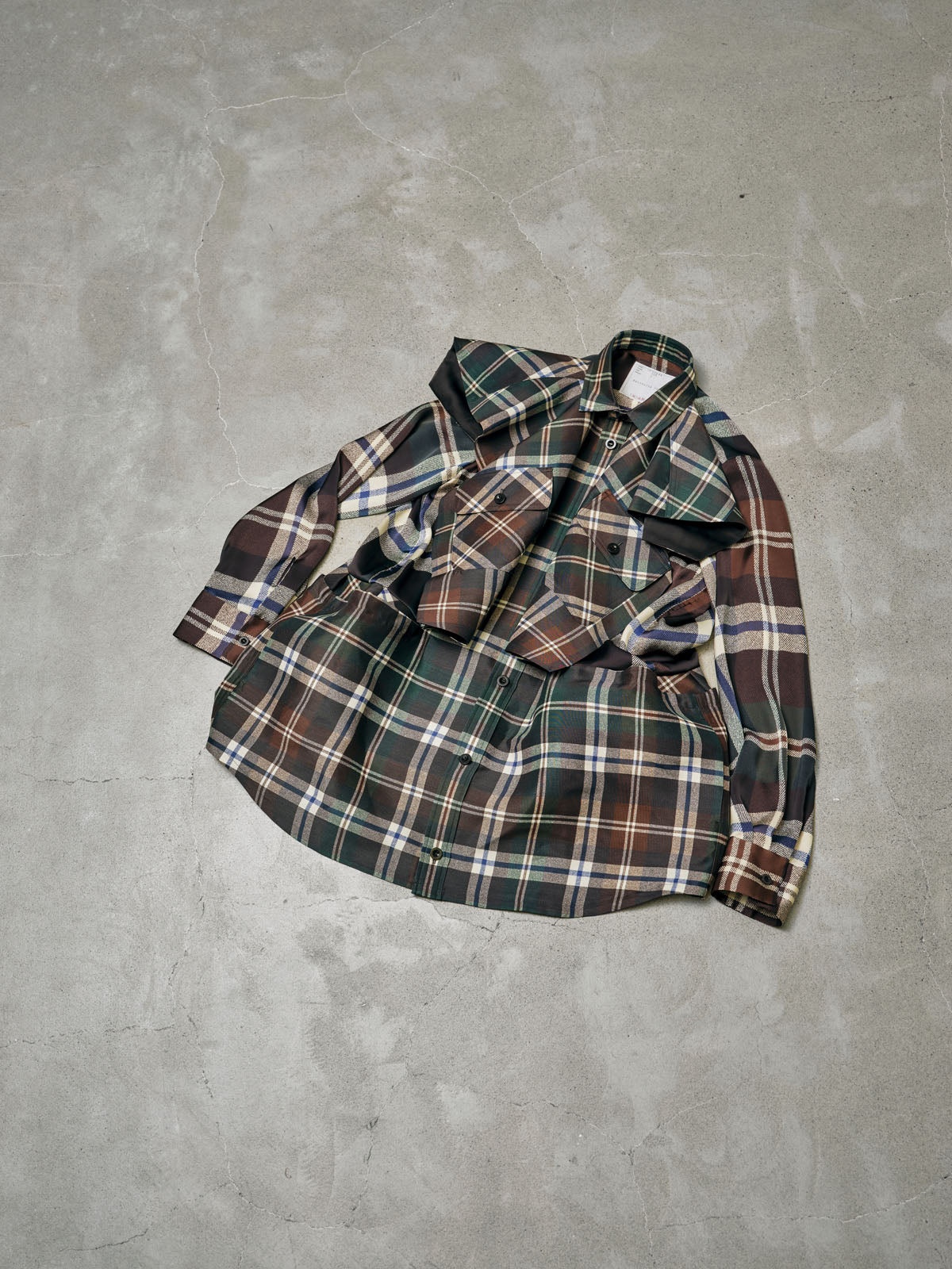 Plaid Print Dress - 2