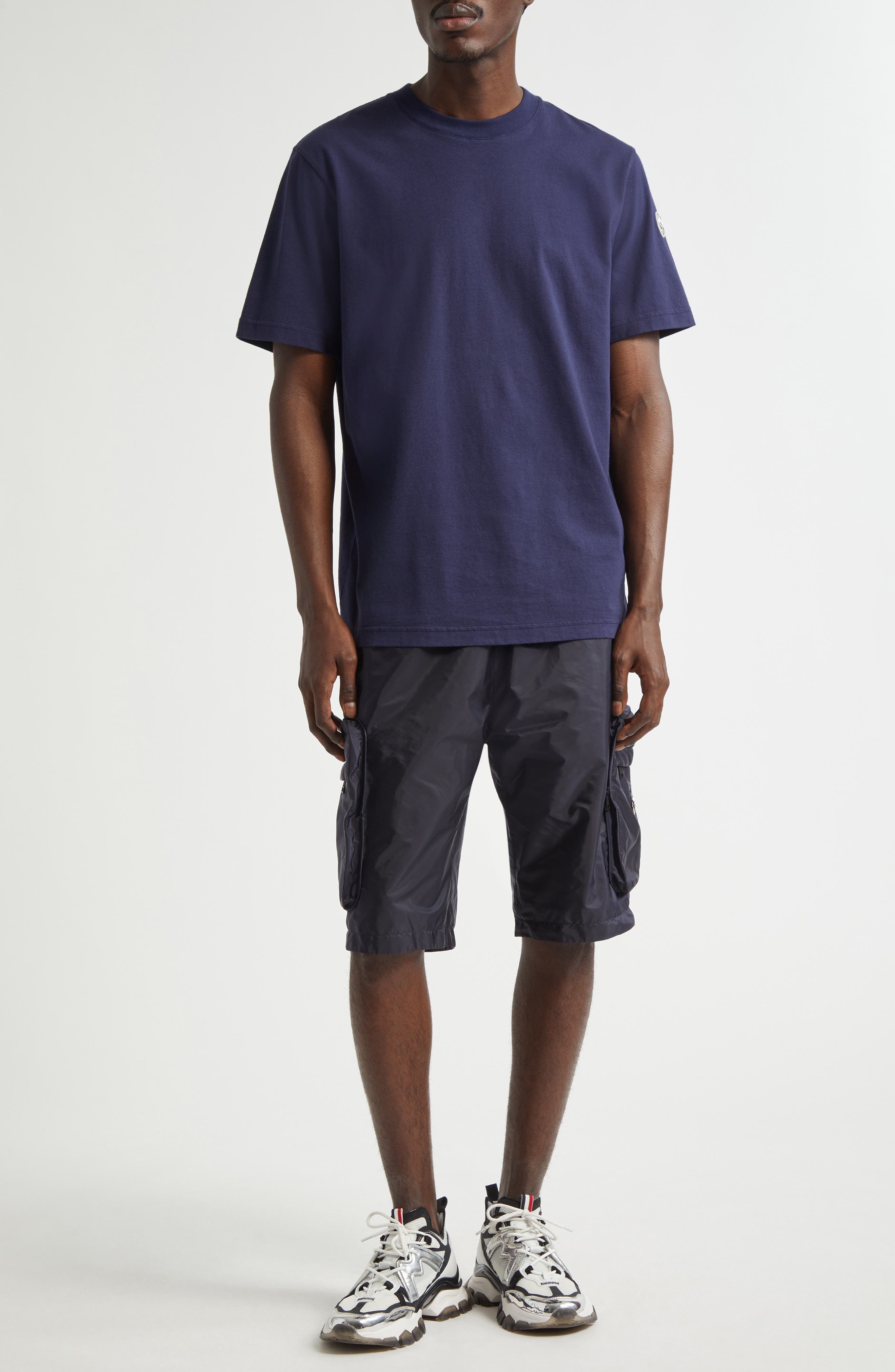 Moncler Genius x Mercedes-Benz by Nigo Logo Patch Short Sleeve T-Shirt in 754 - 2