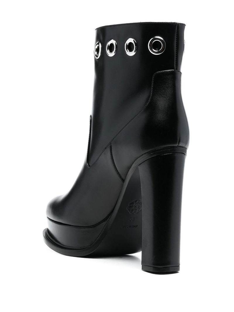 130mm platform-sole eyelet boots 3