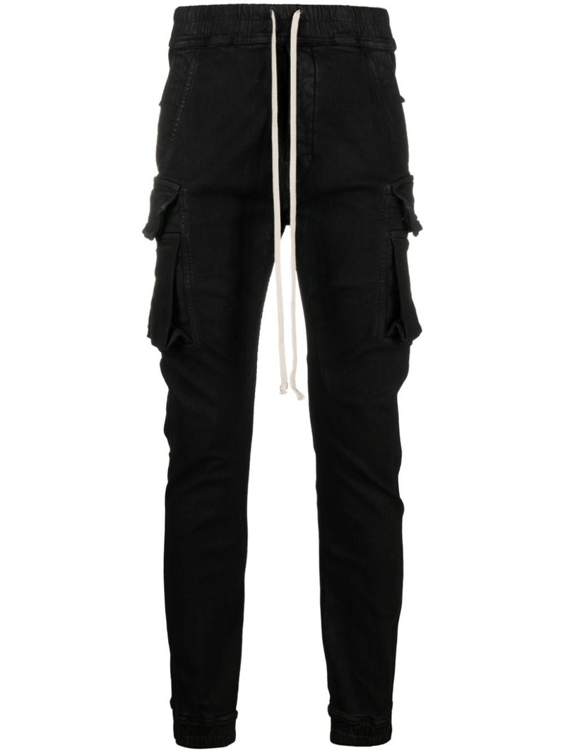 Mastodon drawstring slim-fit trousers 1