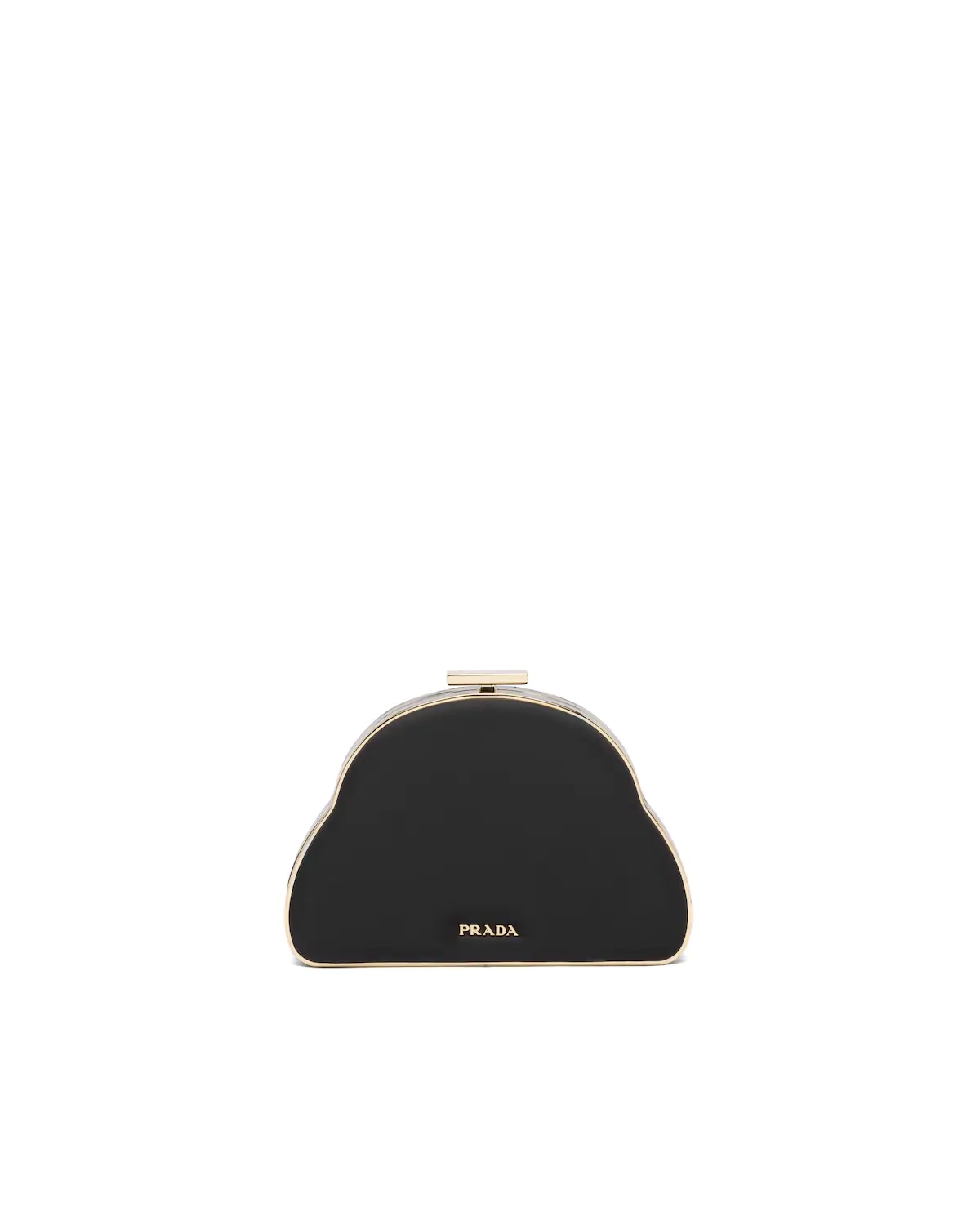 Padded nylon and leather Prada Eclipse clutch - 4