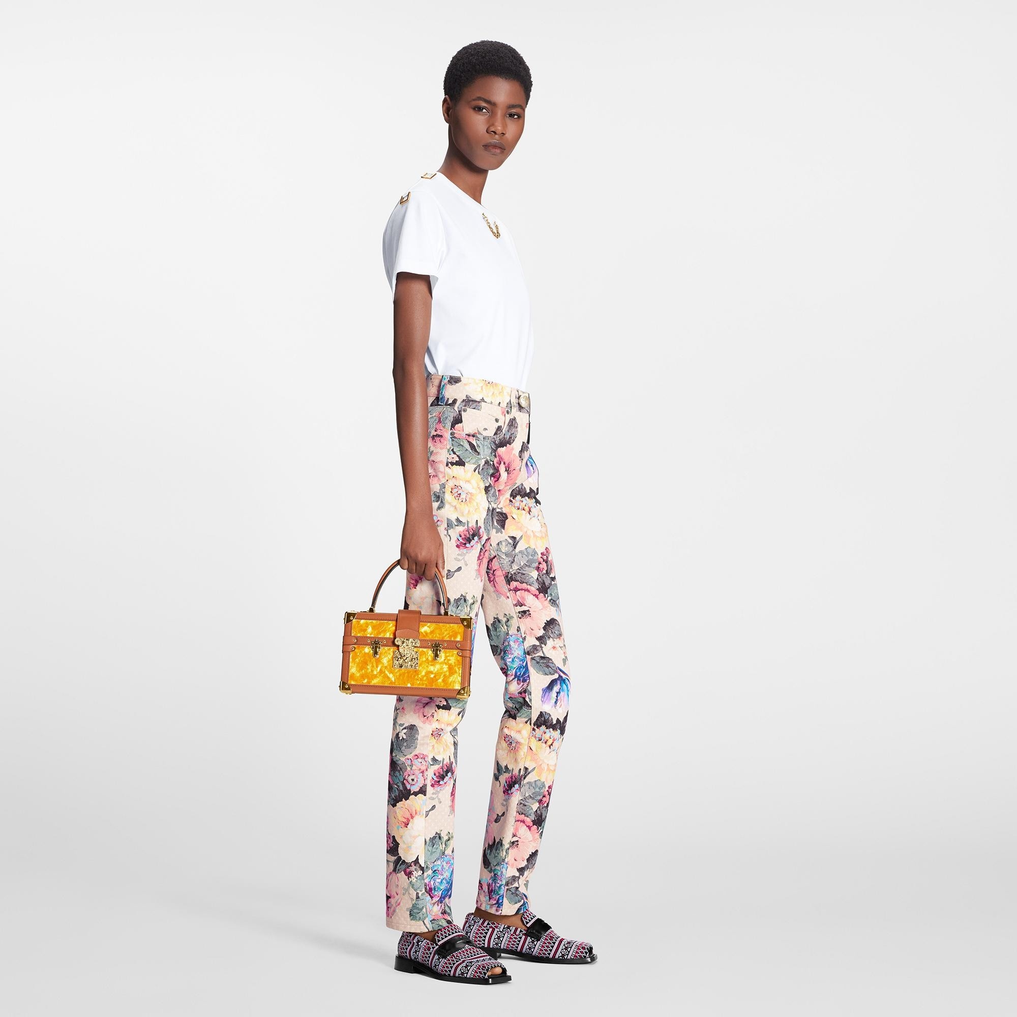Vintage Flower Straight-Cut Jeans - 2