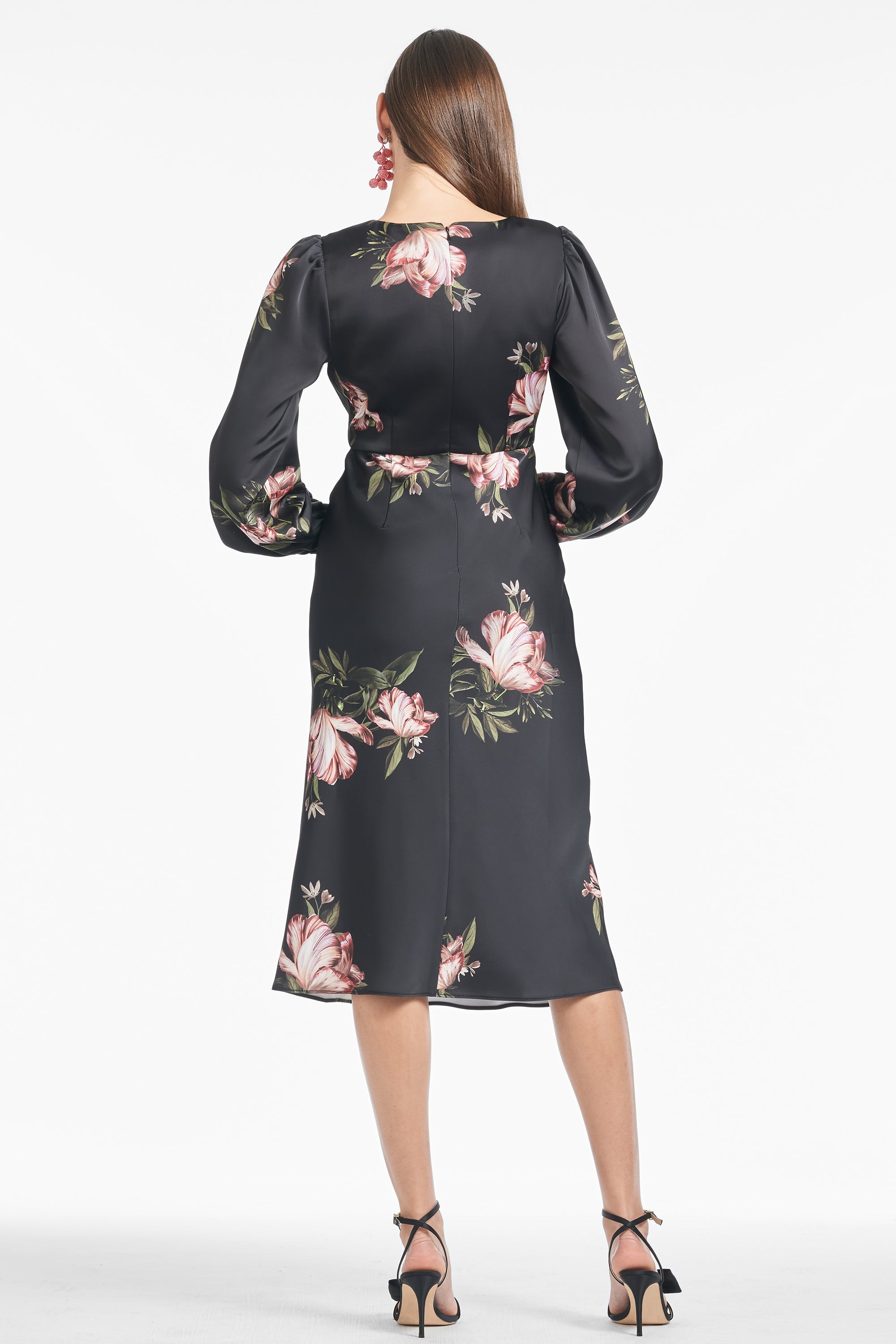 Lola Dress - Noir Blossom - 3