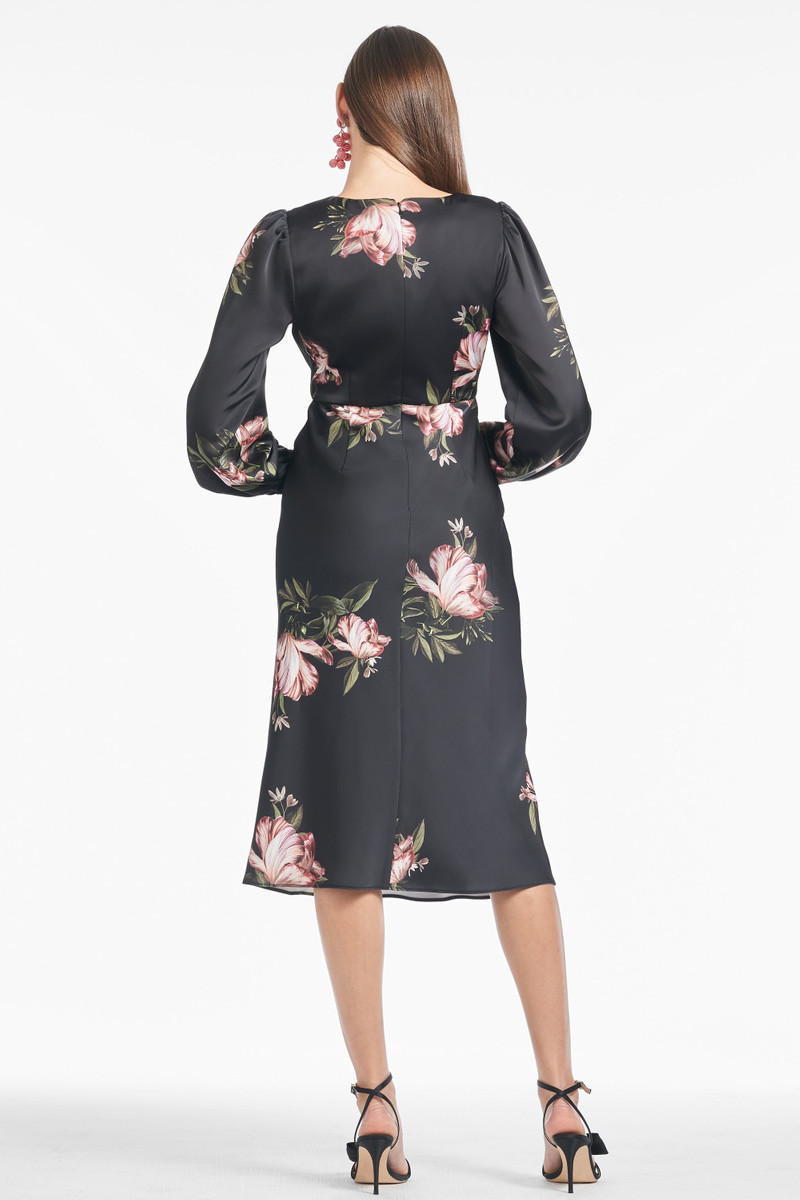 Lola Dress - Noir Blossom 3