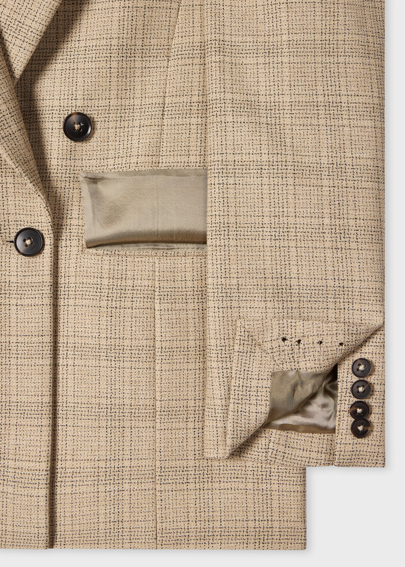 Women's Stone Check Three-Piece Suit 3