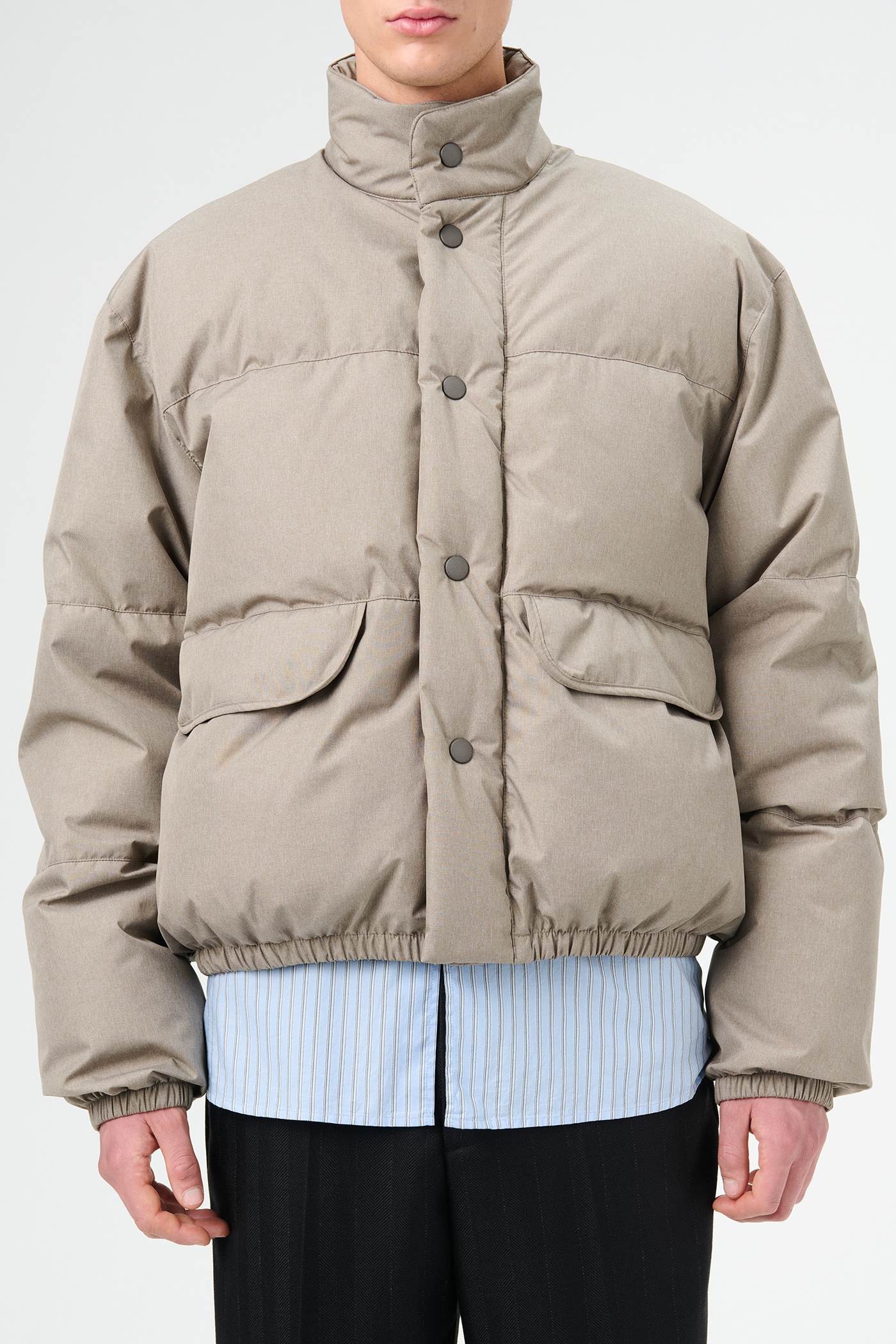 Inhale Puffa Doubleganger Beige Mel Nylon - 4
