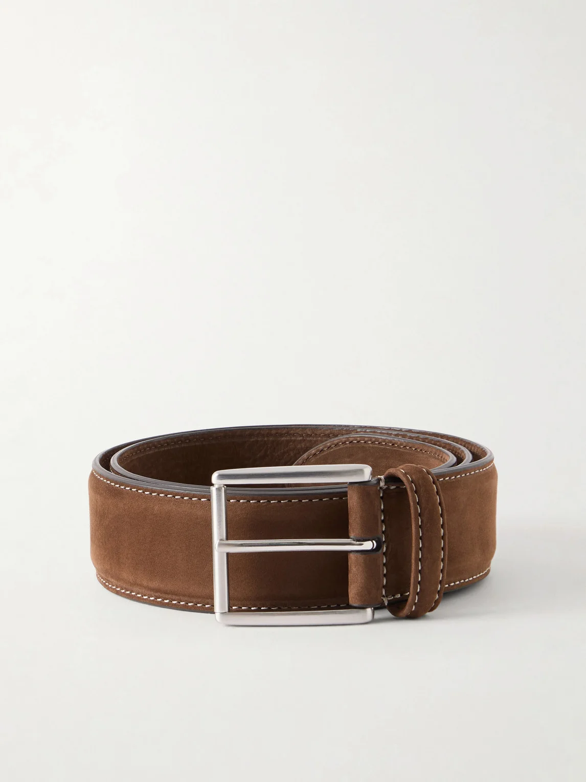 3cm Suede Leather Belt - 1