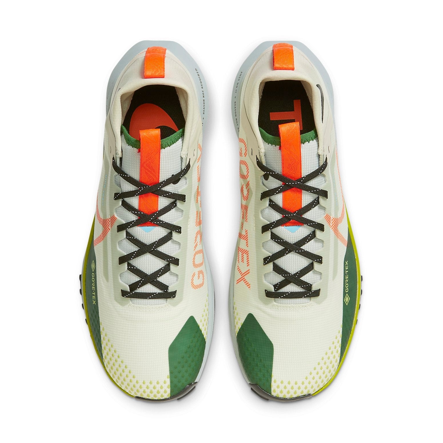 Nike React Pegasus Trail 4 GTX 'Coconut Milk Safety Orange Green' FN3430-180 - 4