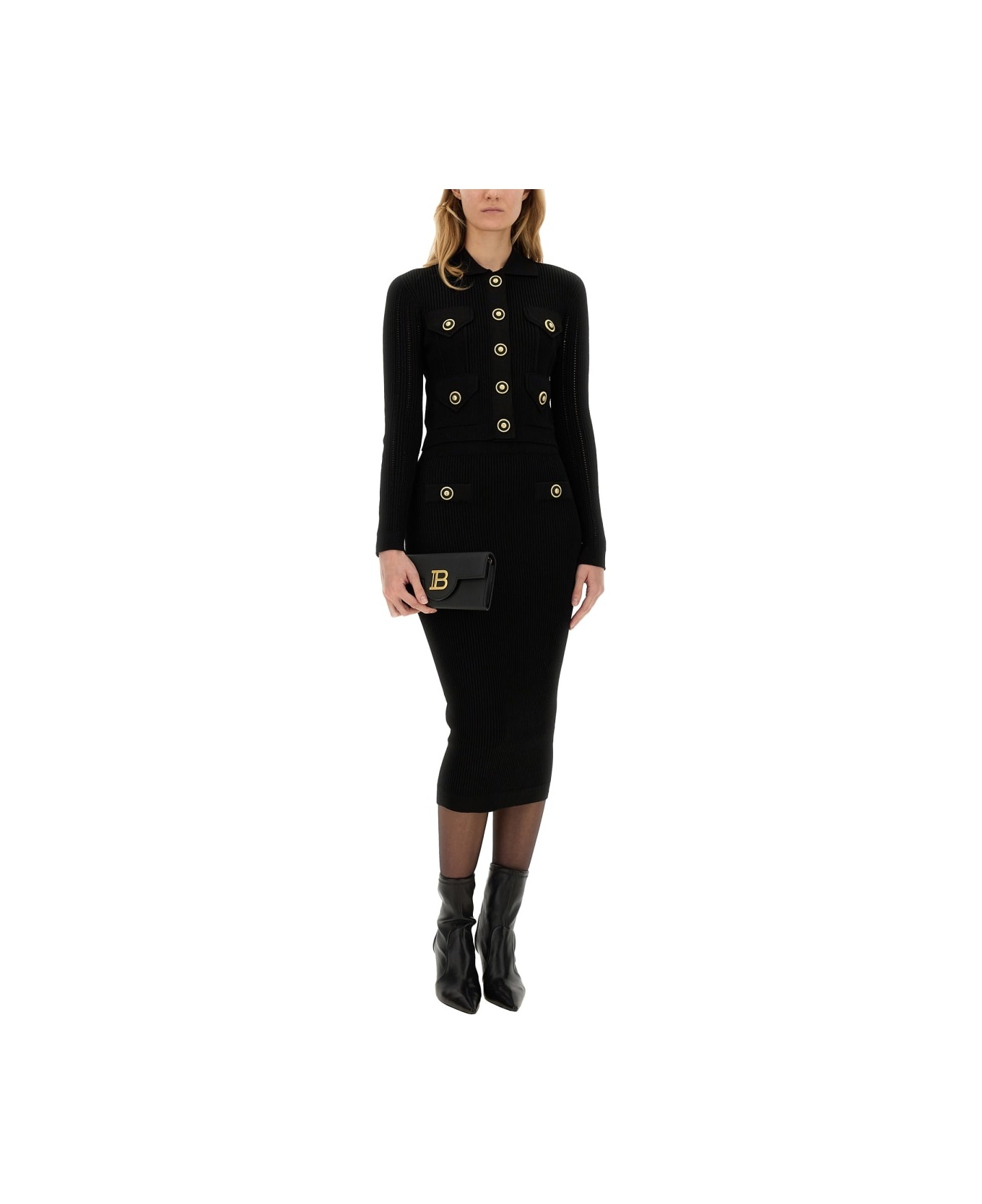 Knitted Cardigan - 2