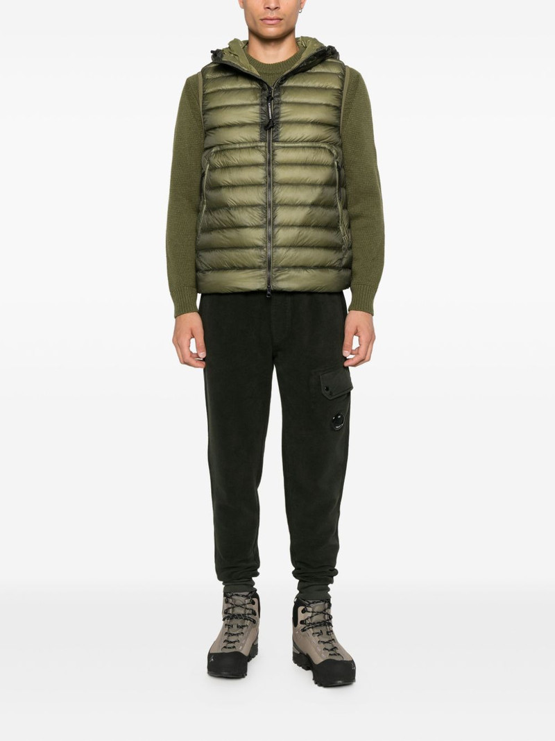 C.P. Company hooded zip-up vest outlook