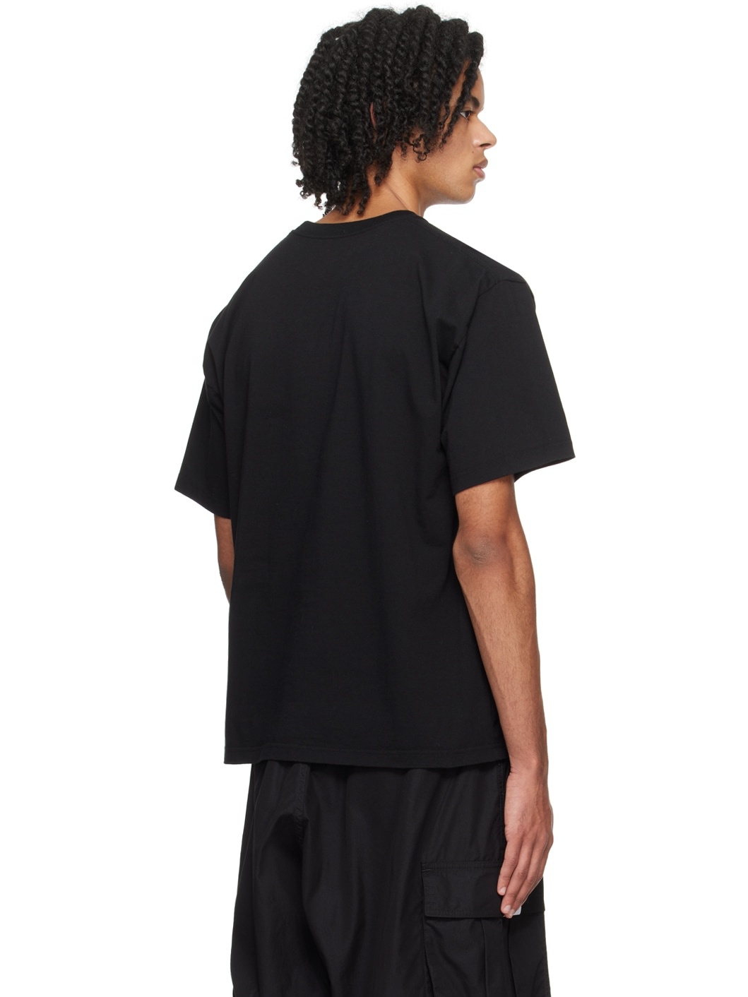 Black Printed T-shirt - 3