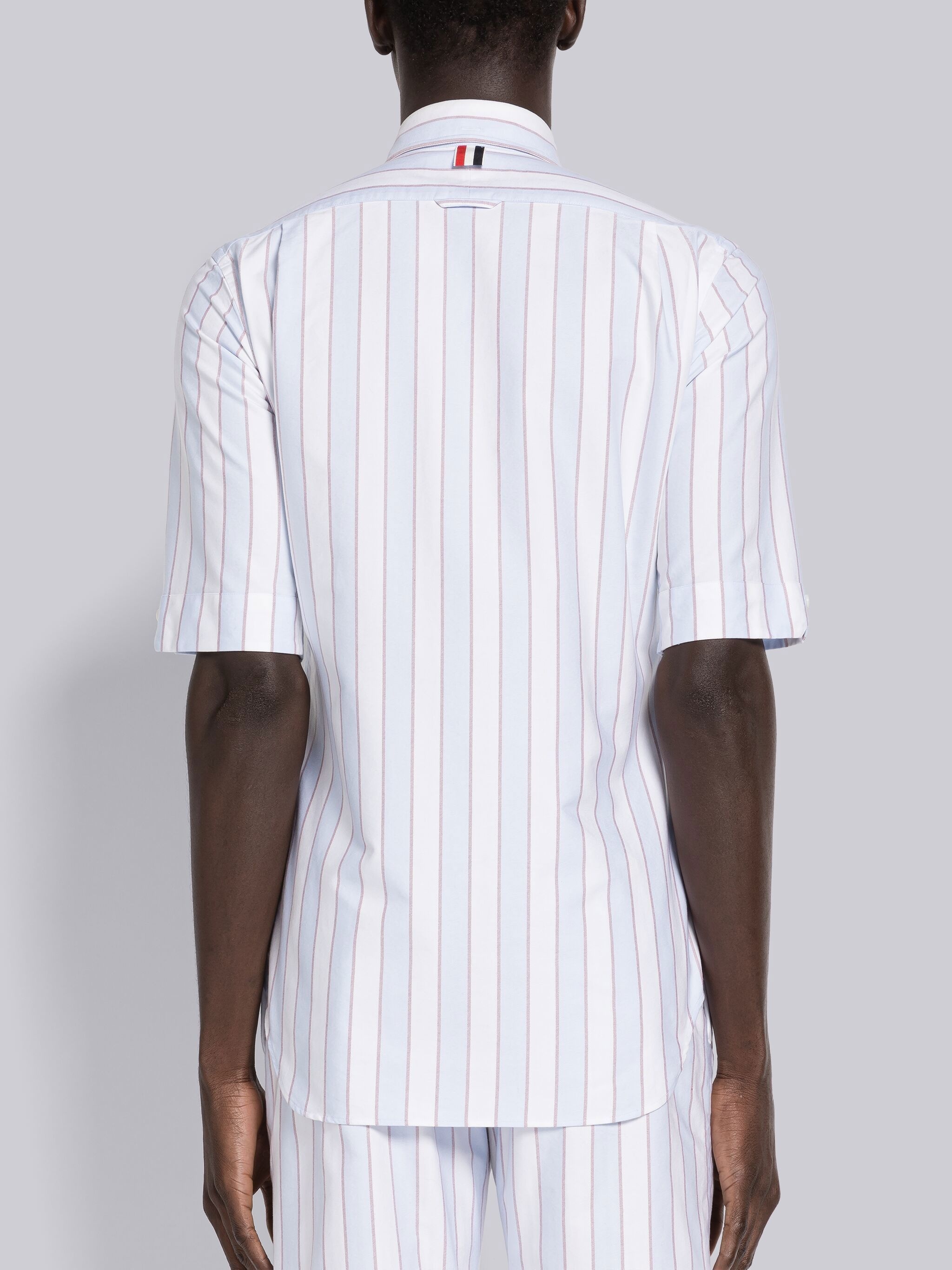 Awning Stripe Oxford Short Sleeve Shirt - 4
