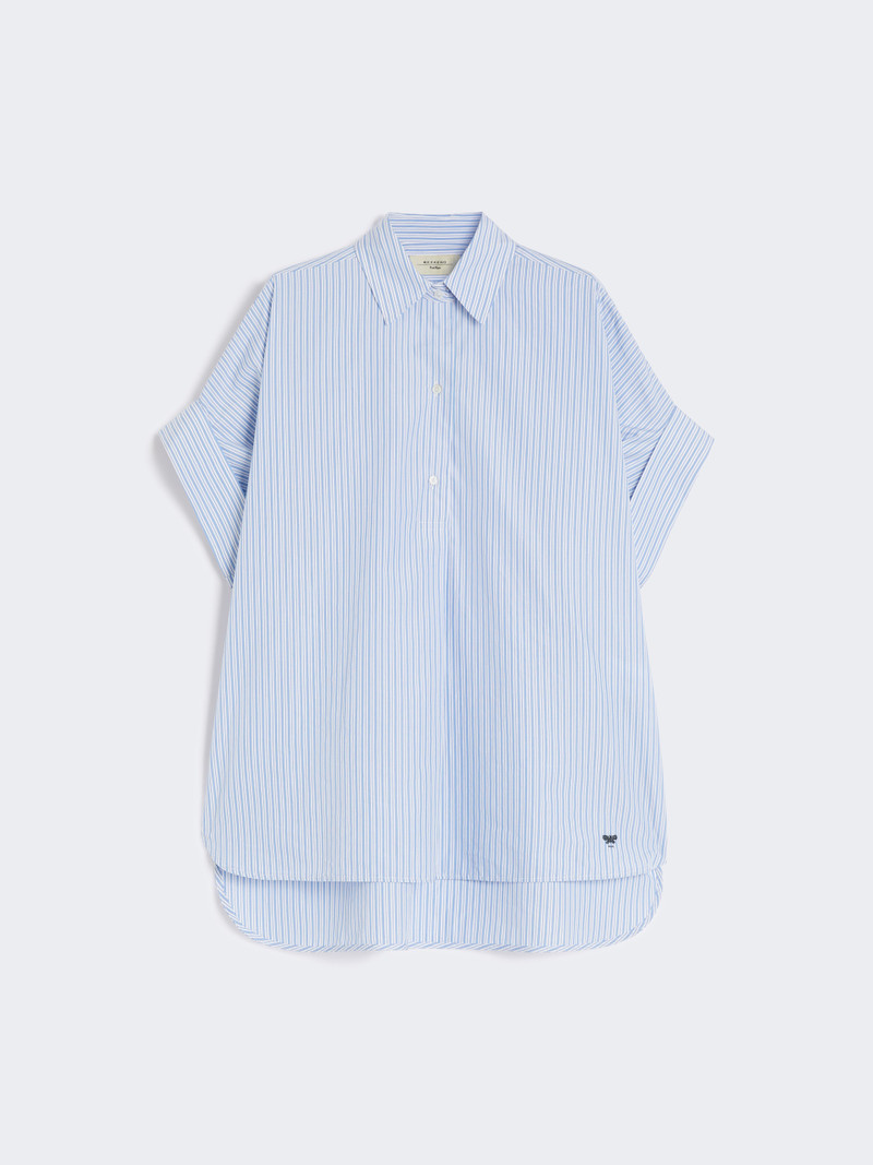 ARDEA Straight-fit cotton poplin shirt 1