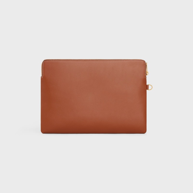 SMALL POUCH WITH STRAP CUIR TRIOMPHE in smooth calfskin 4