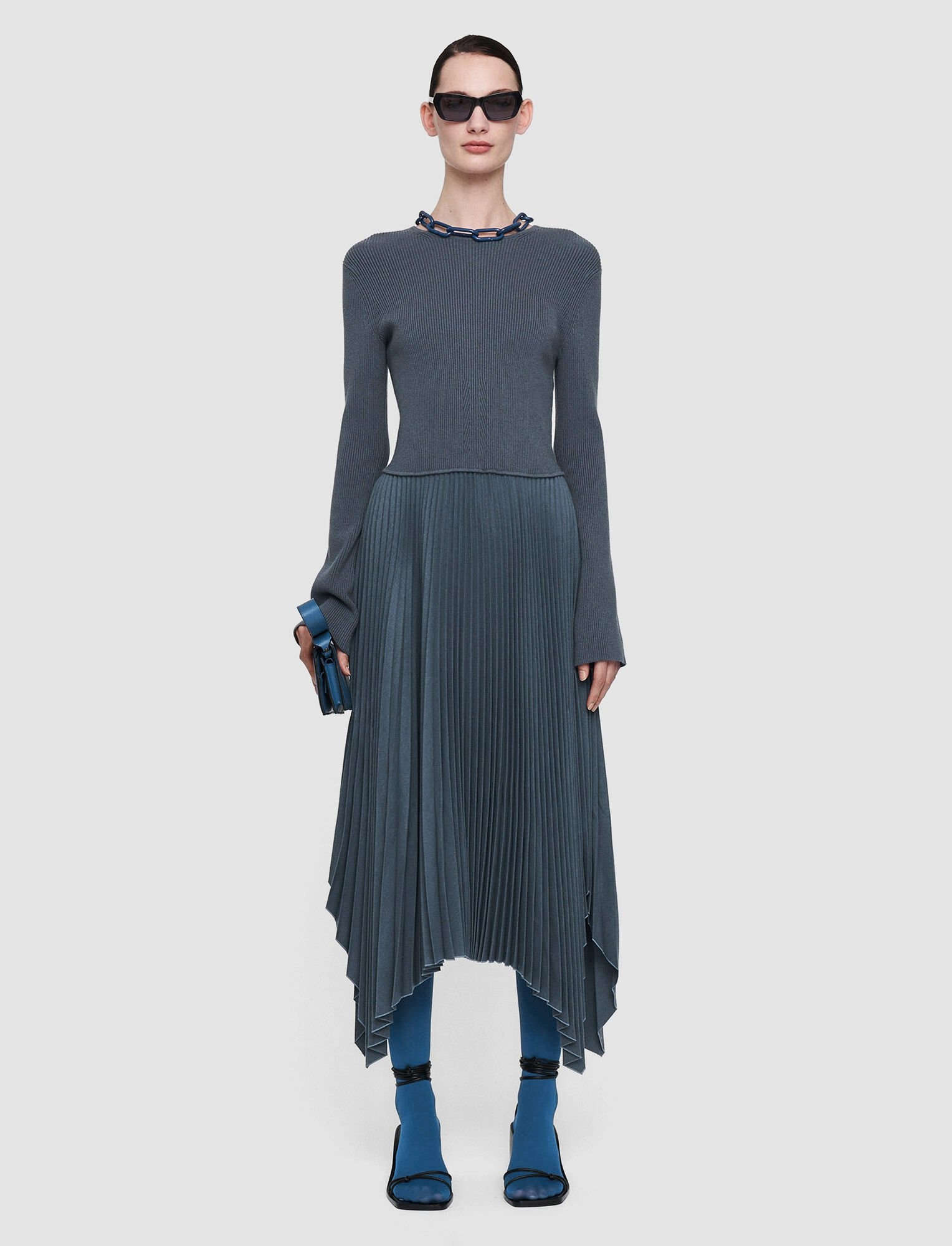 Pleated Flannel Deron Dress - 2
